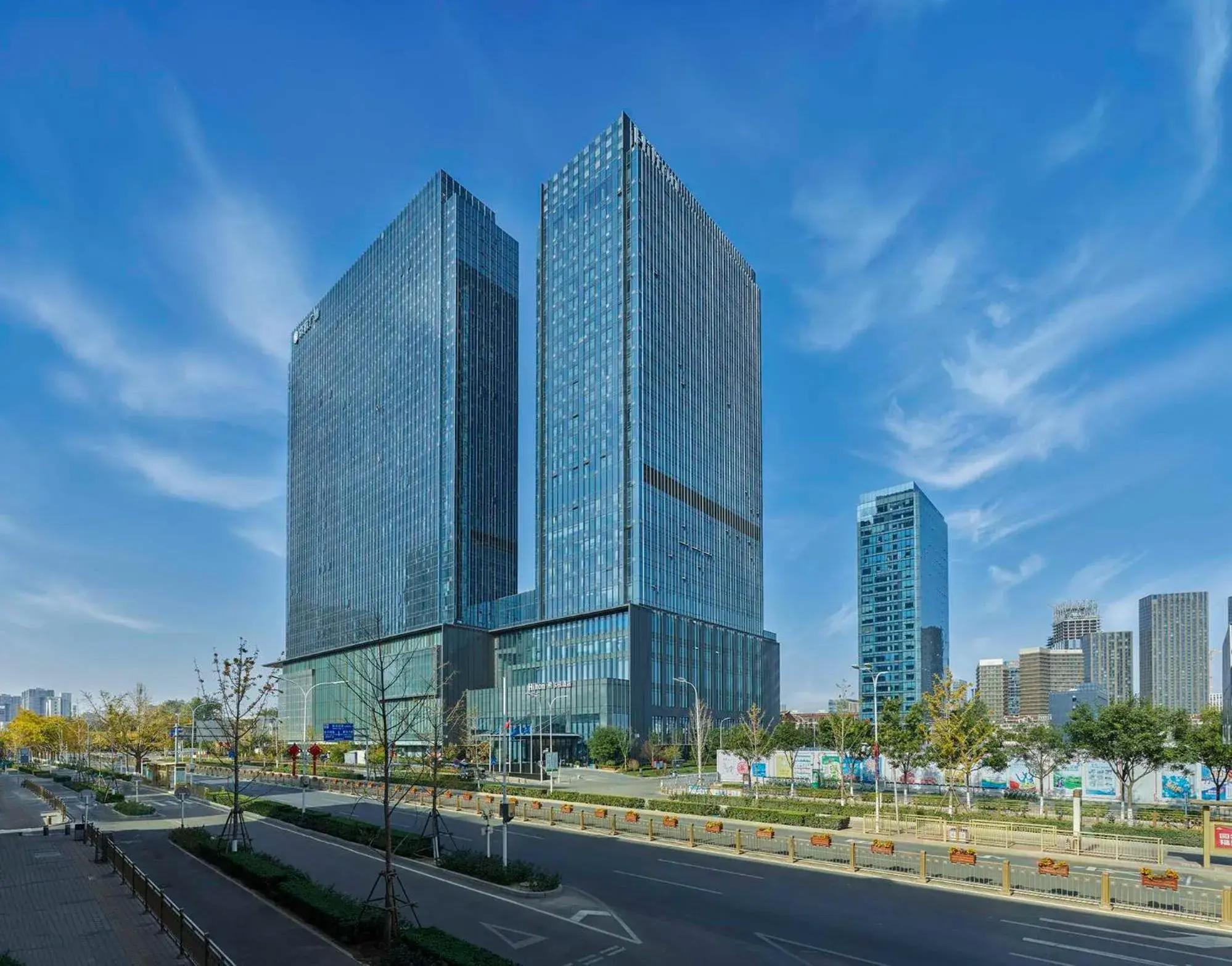 Property building in Hilton Beijing Tongzhou Property building in Hilton Beijing Tongzhou
