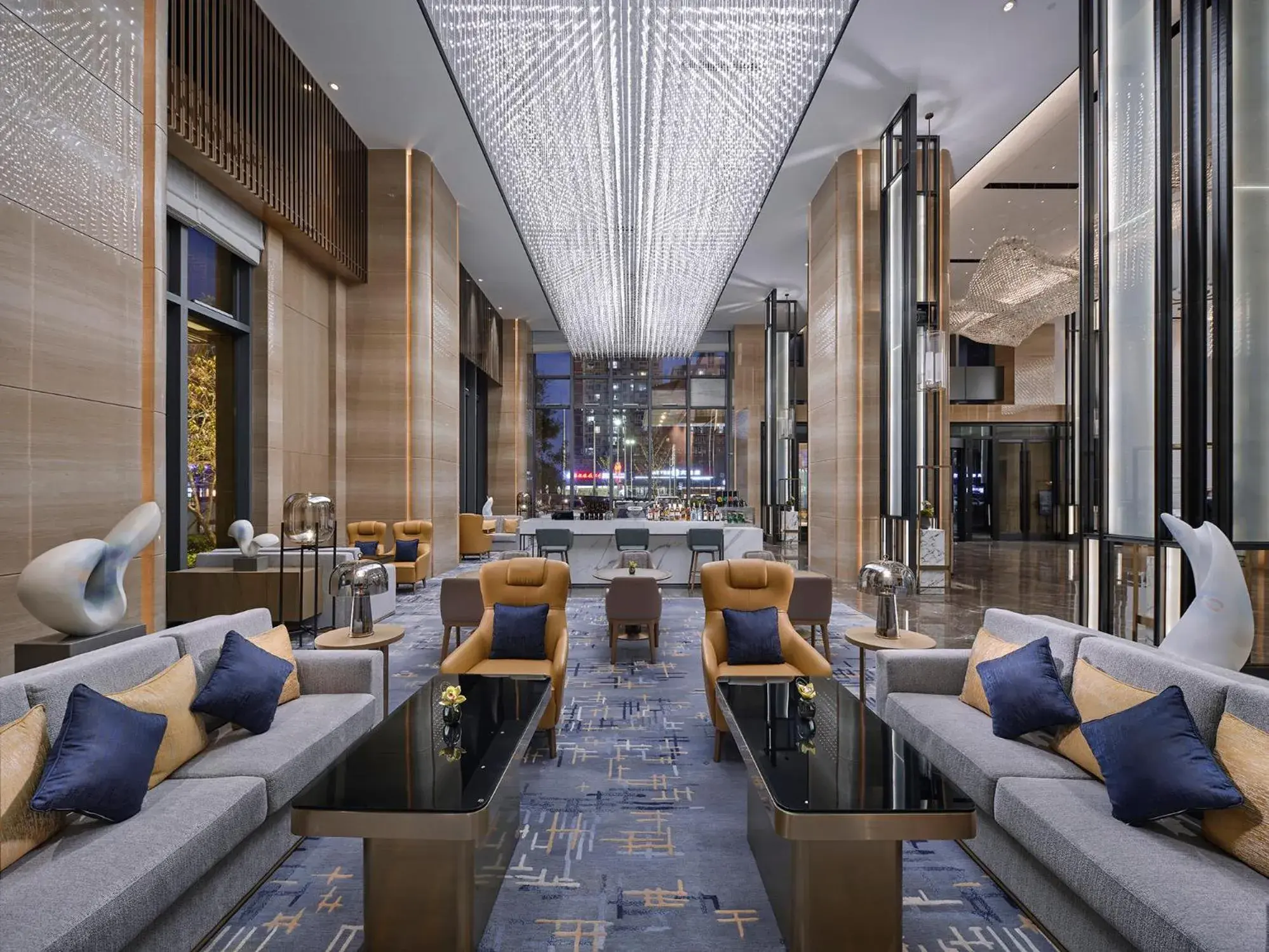 Lounge or bar in Hilton Beijing Tongzhou Lounge or bar in Hilton Beijing Tongzhou