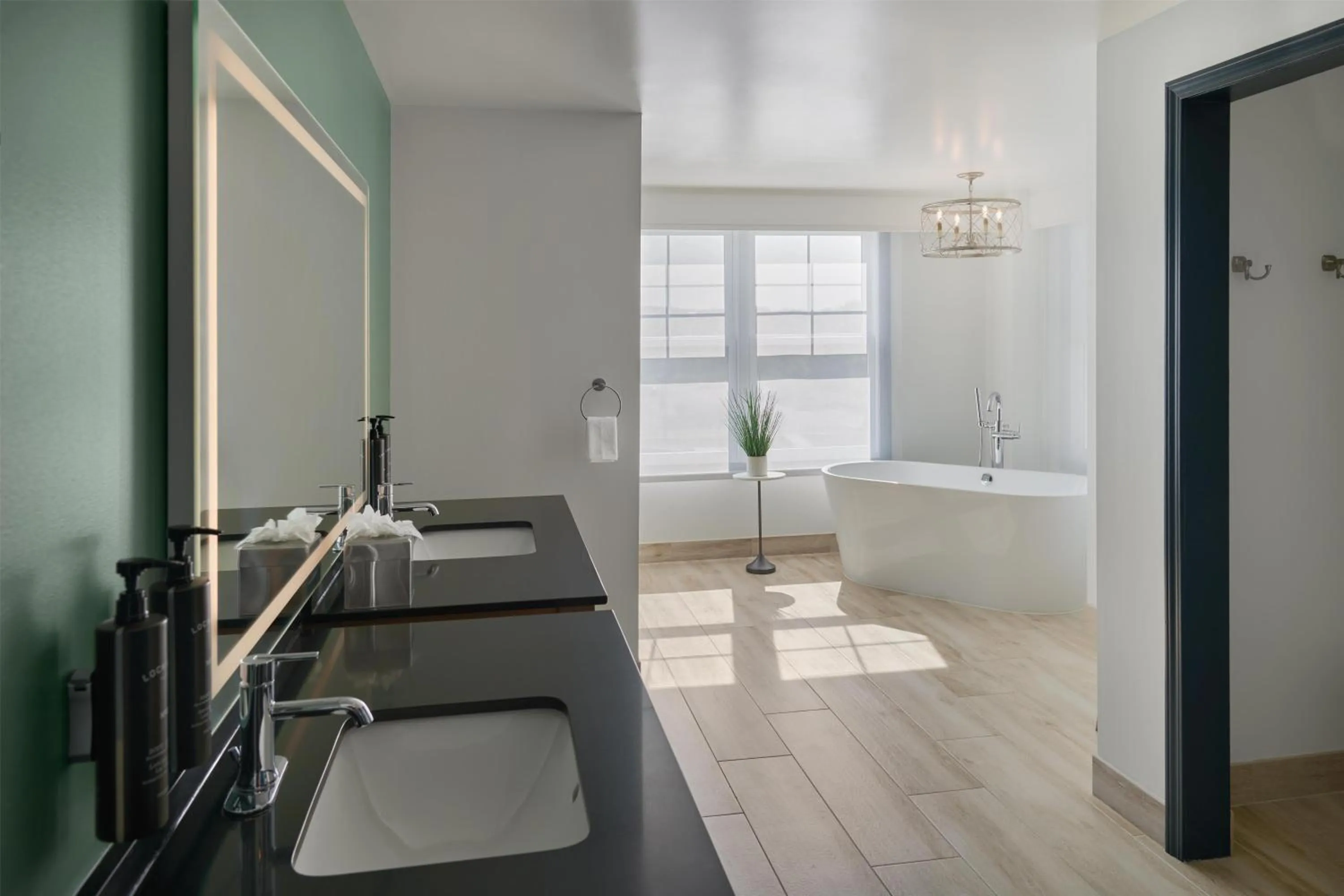 Bathroom in Hotel Canandaigua, Tapestry Collection By Hilton