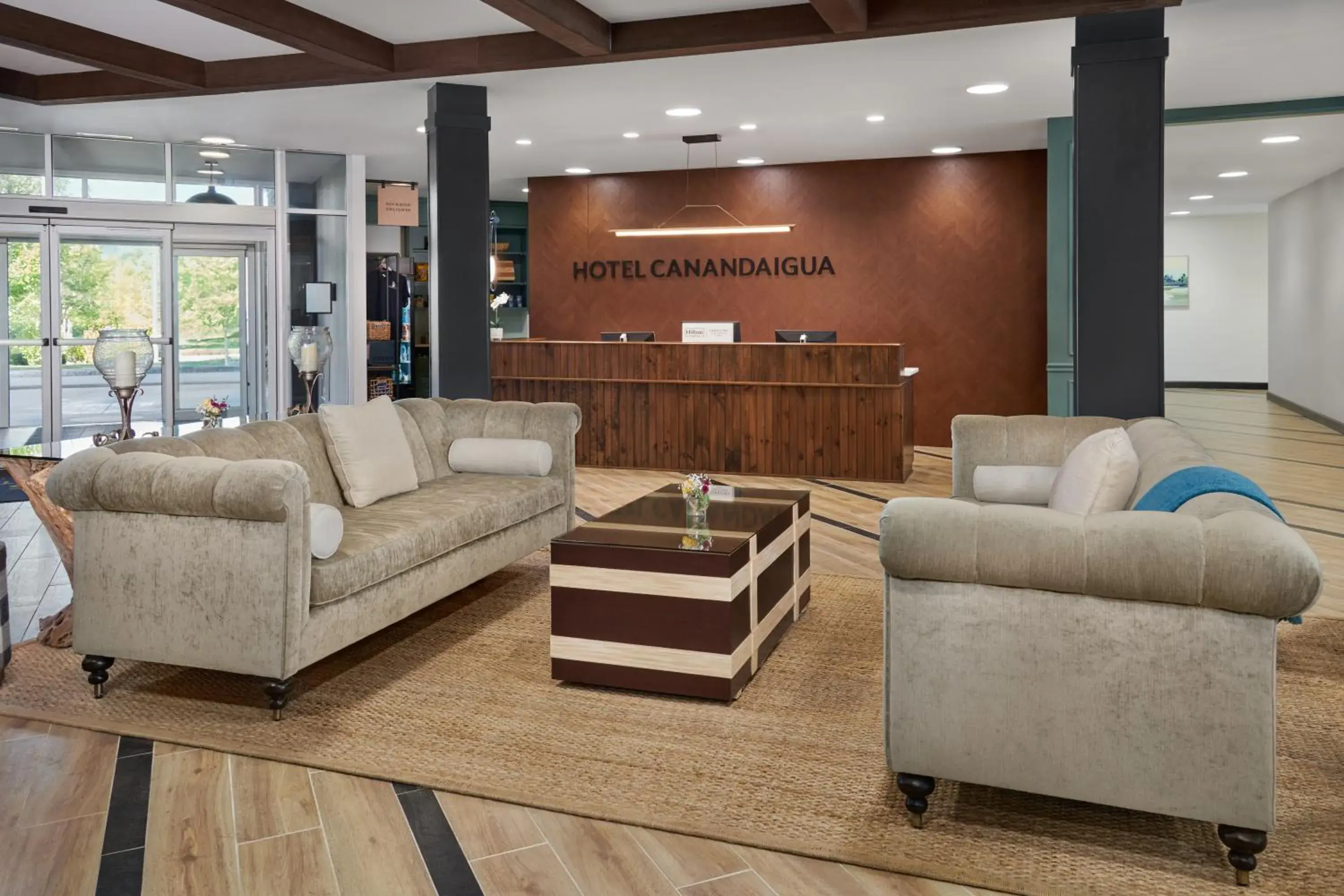 Lobby or reception in Hotel Canandaigua, Tapestry Collection By Hilton Lobby or reception in Hotel Canandaigua, Tapestry Collection By Hilton