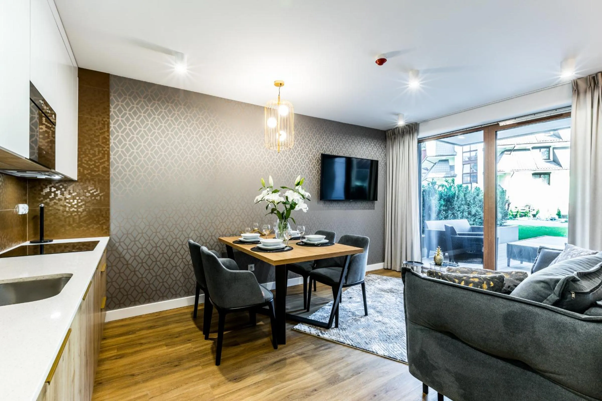 Patio in Aparthotel Prestige & SPA