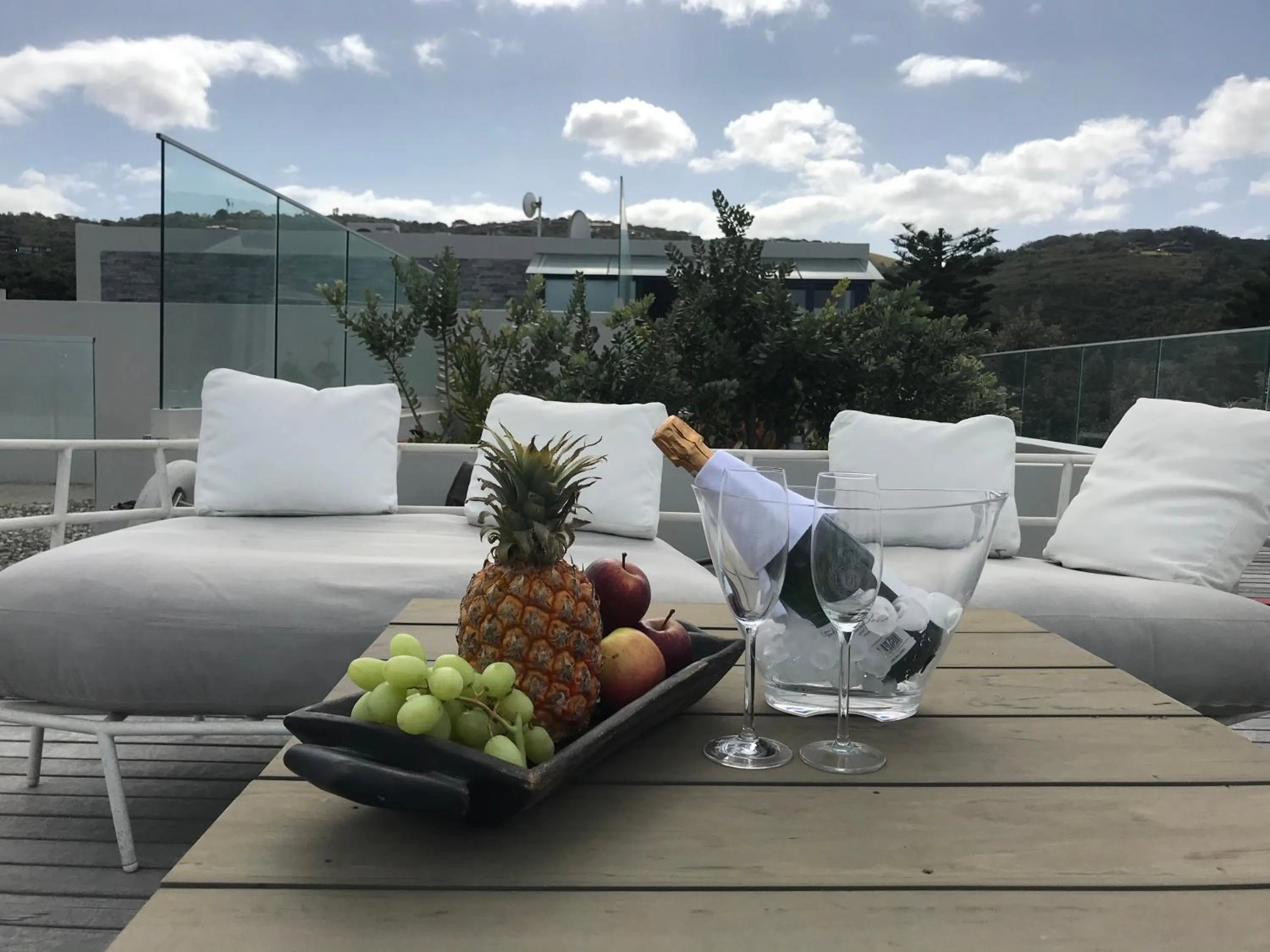 Garden view in The Ocean View Guest House