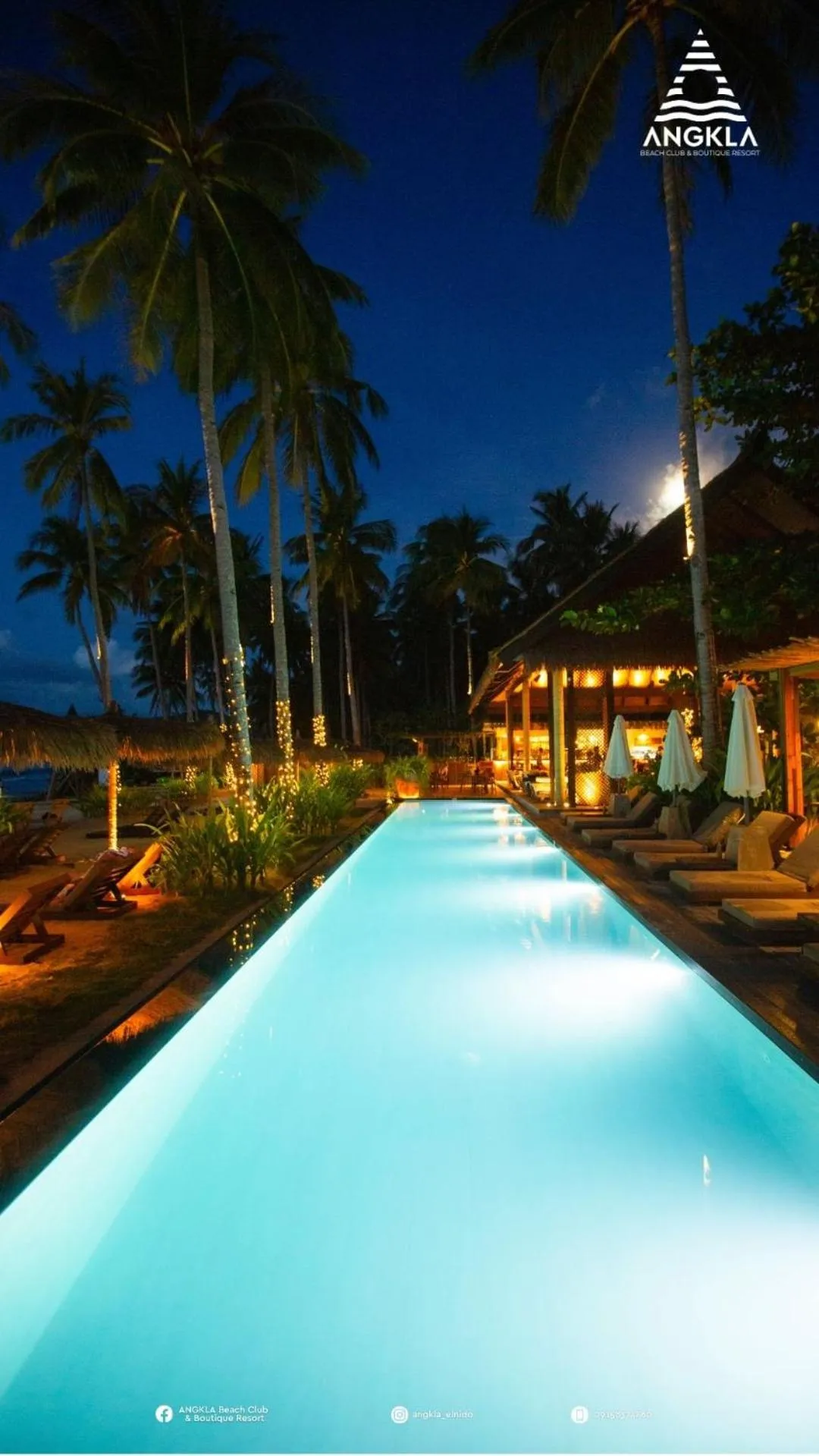 Swimming pool in ANGKLA Beach Club & Boutique Resort