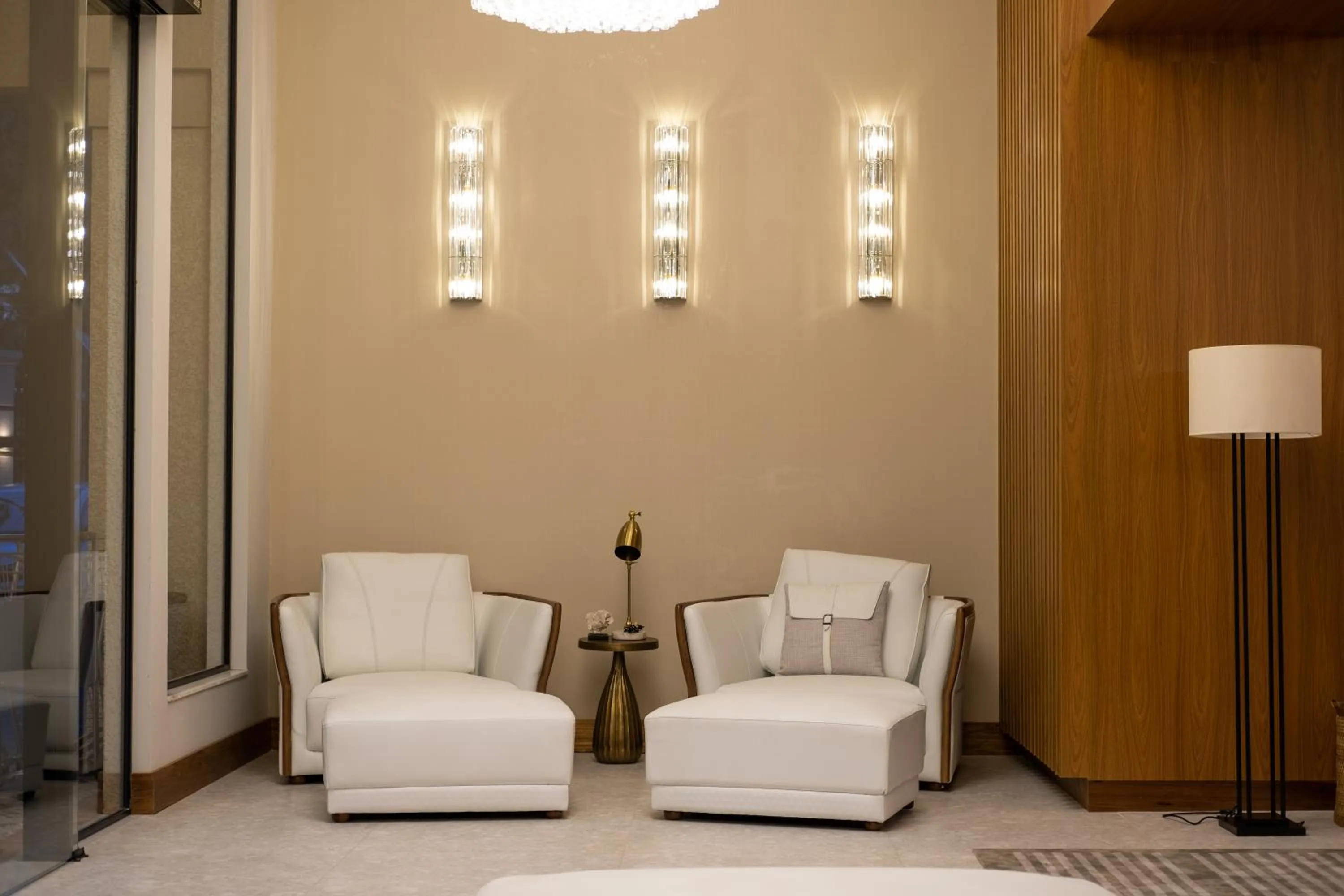 Lobby or reception in Class Hotel Piracicaba