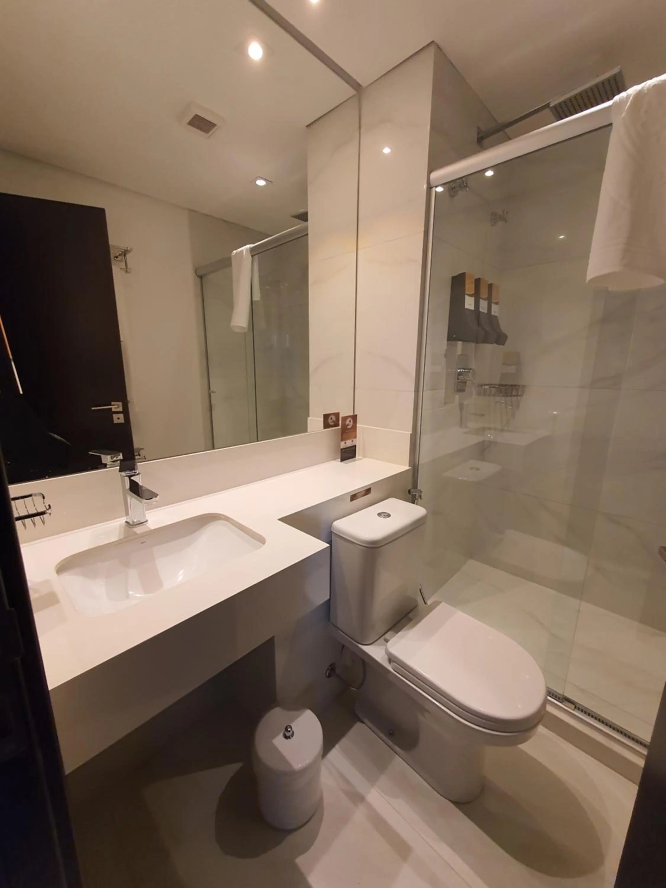 Bathroom in Class Hotel Piracicaba