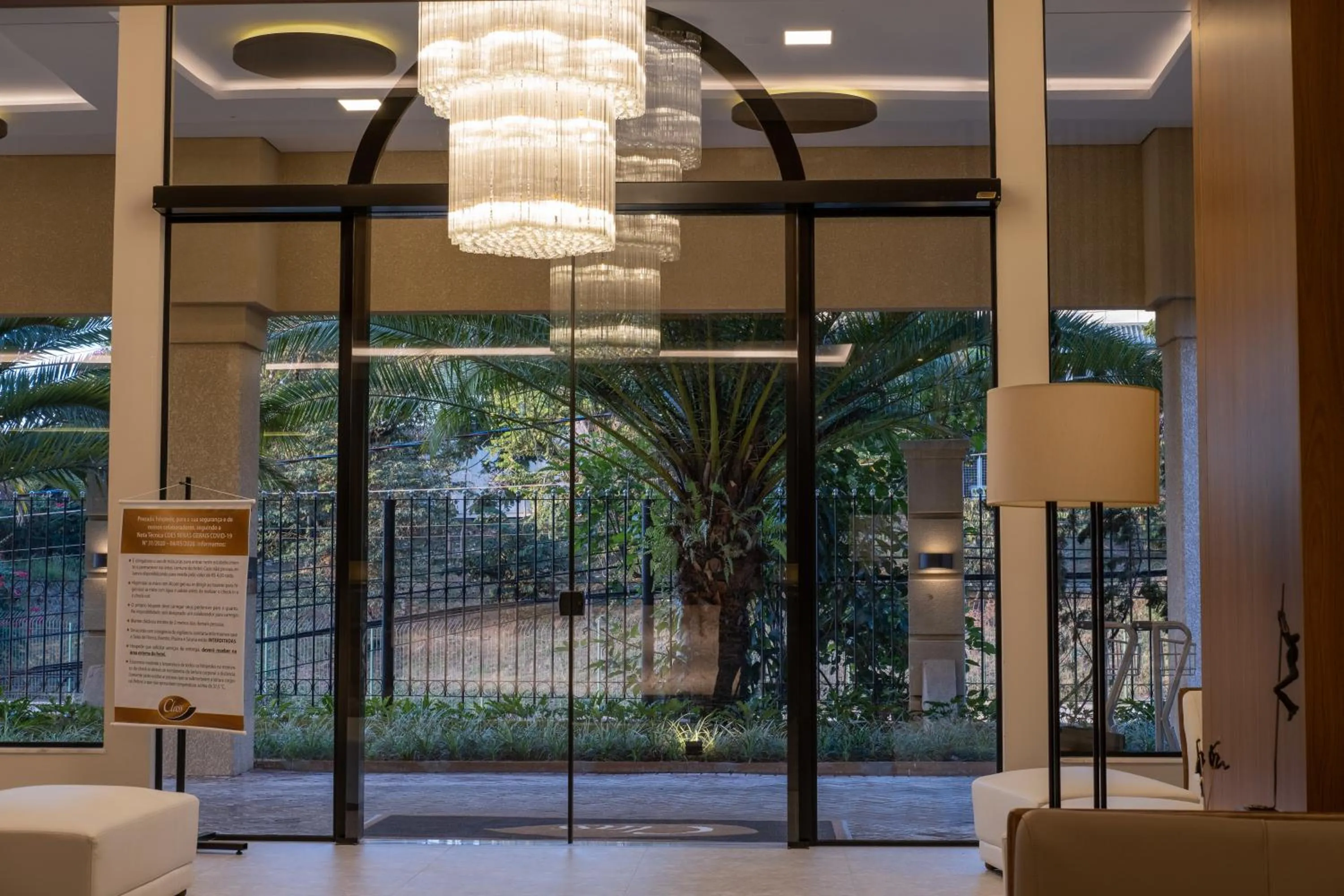 Garden view in Class Hotel Piracicaba