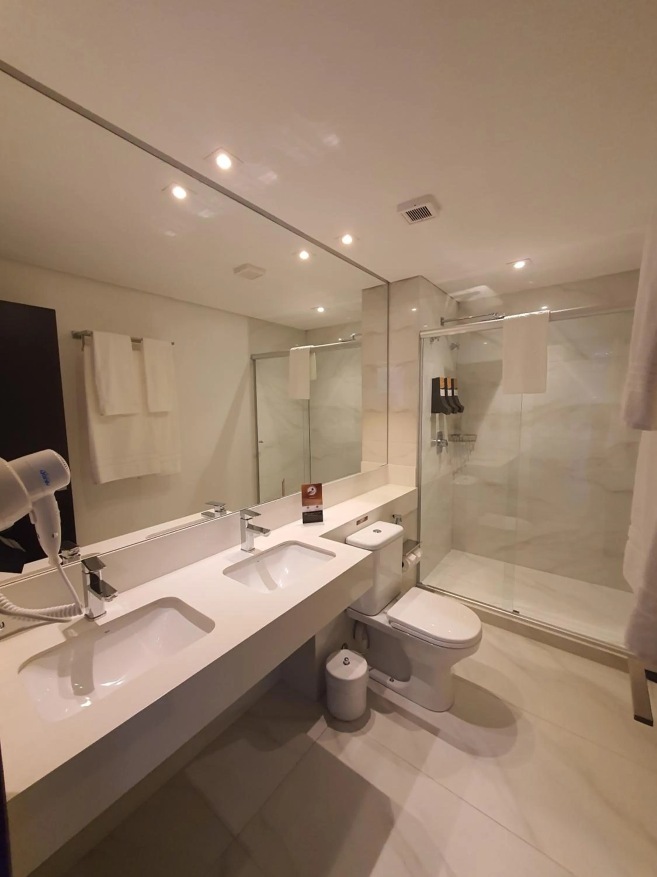 Bathroom in Class Hotel Piracicaba