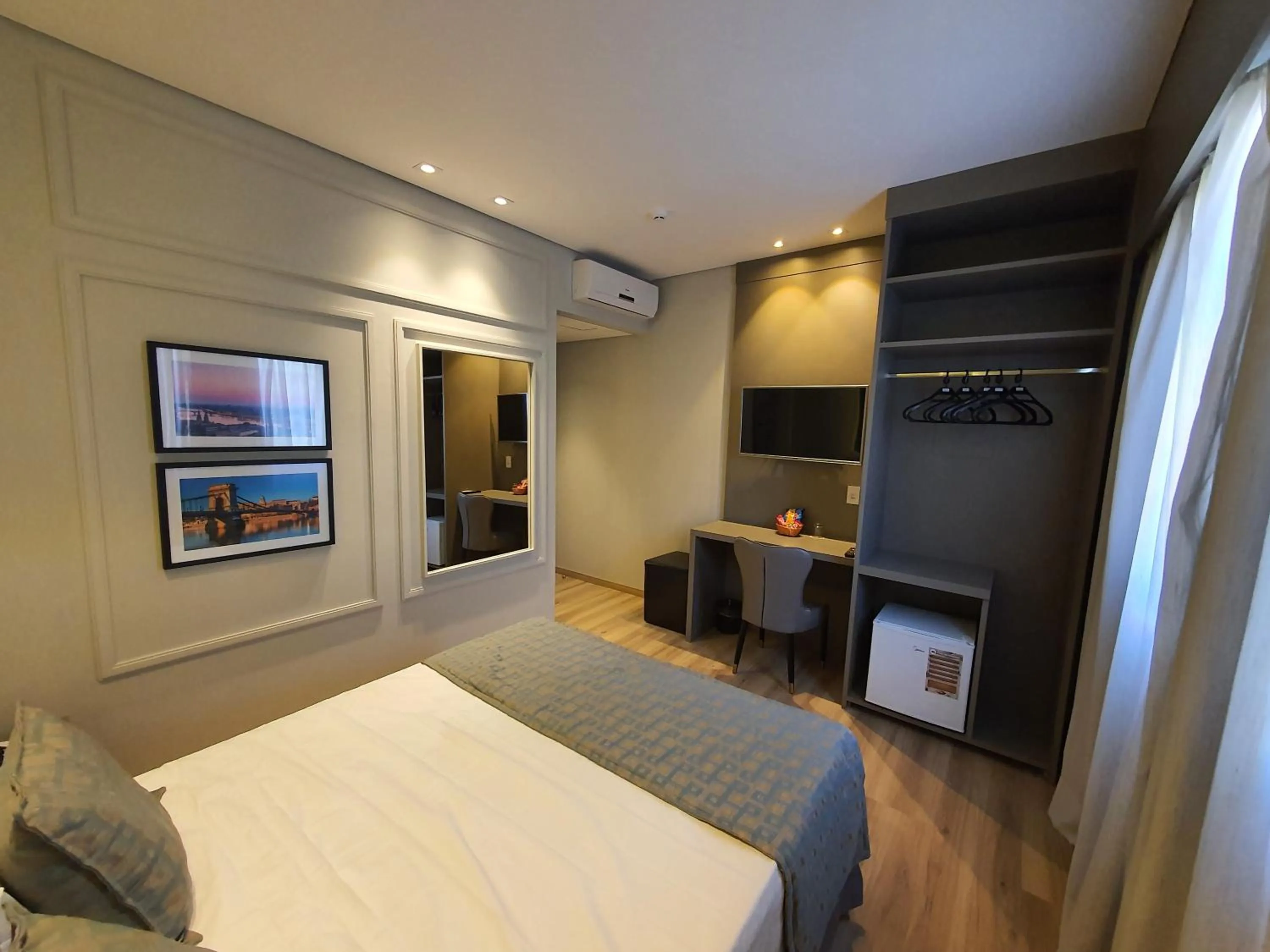 Bedroom, Bed in Class Hotel Piracicaba