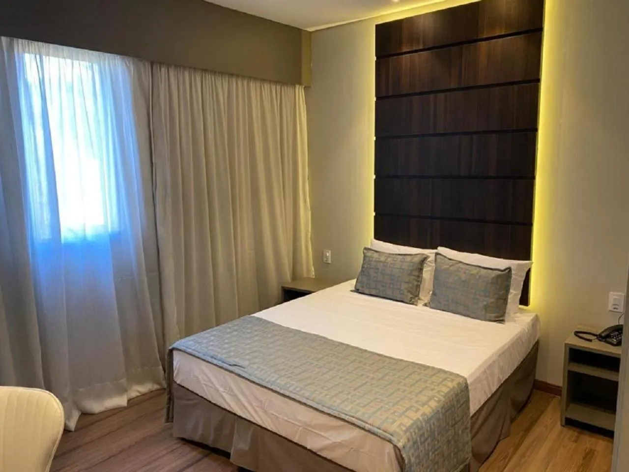 Bedroom, Bed in Class Hotel Piracicaba