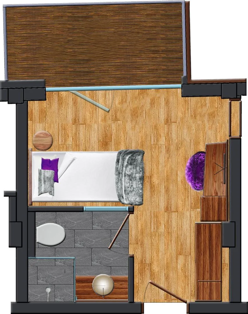 Bed in Sporthotel Cinderella