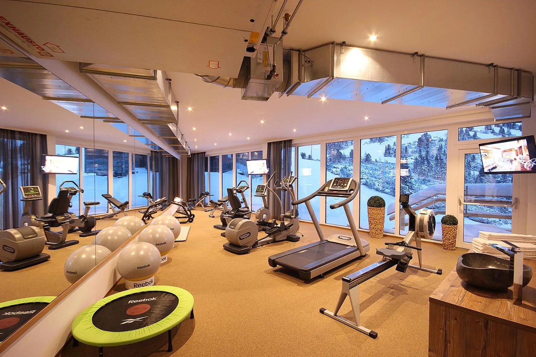 Fitness centre/facilities in Sporthotel Cinderella