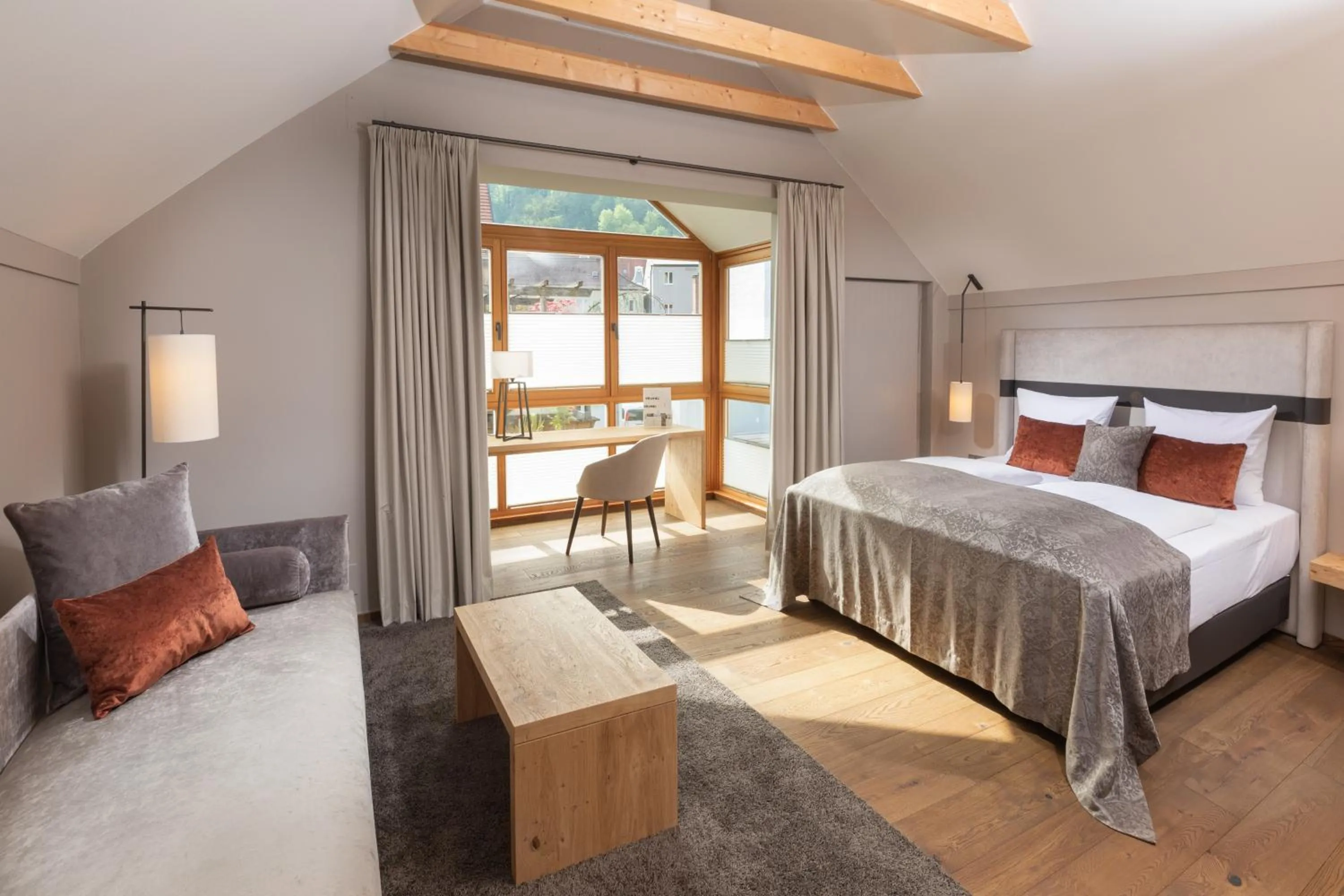 Bed in Hotel Goldene Sonne