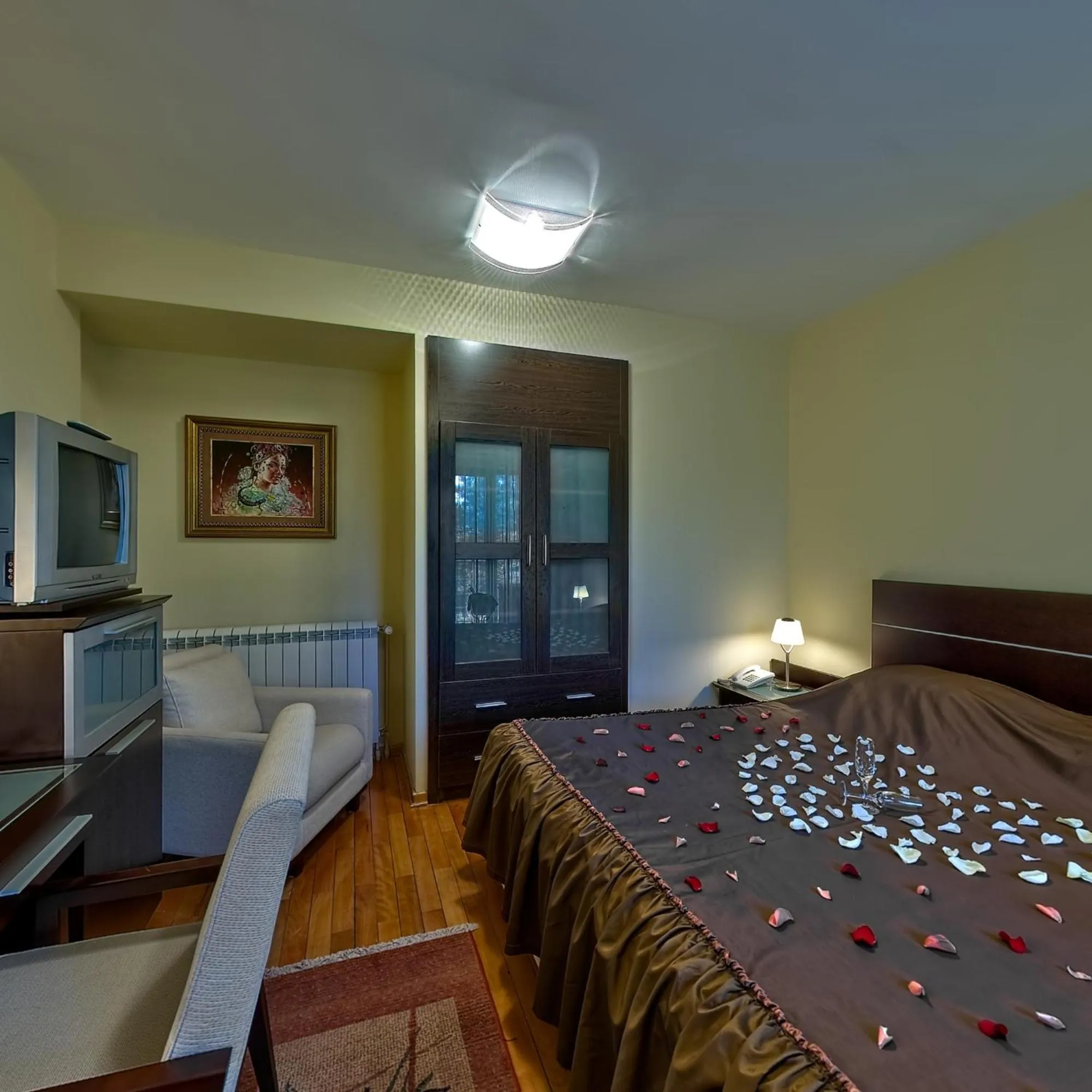 Bed in Hotel President garni