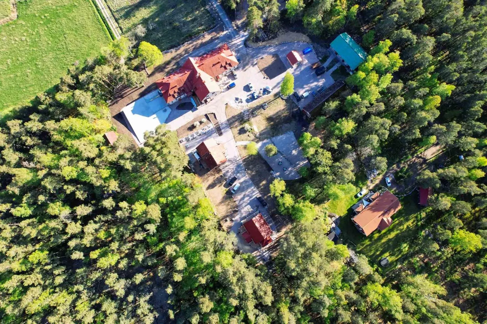 Property building in Gammelgård Pizza & Padel Resort