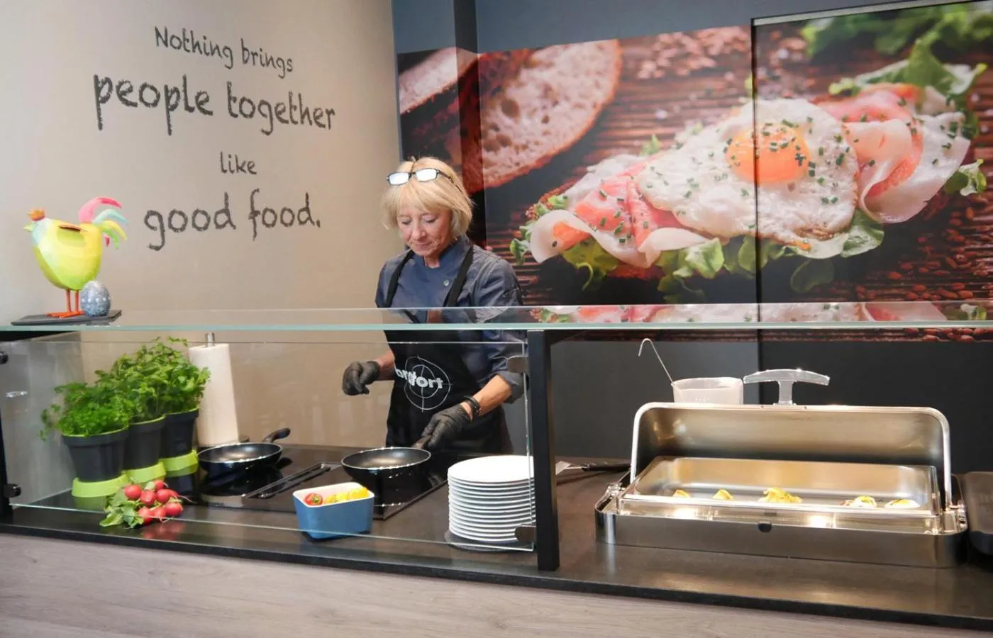 Breakfast in Hotel Morjan