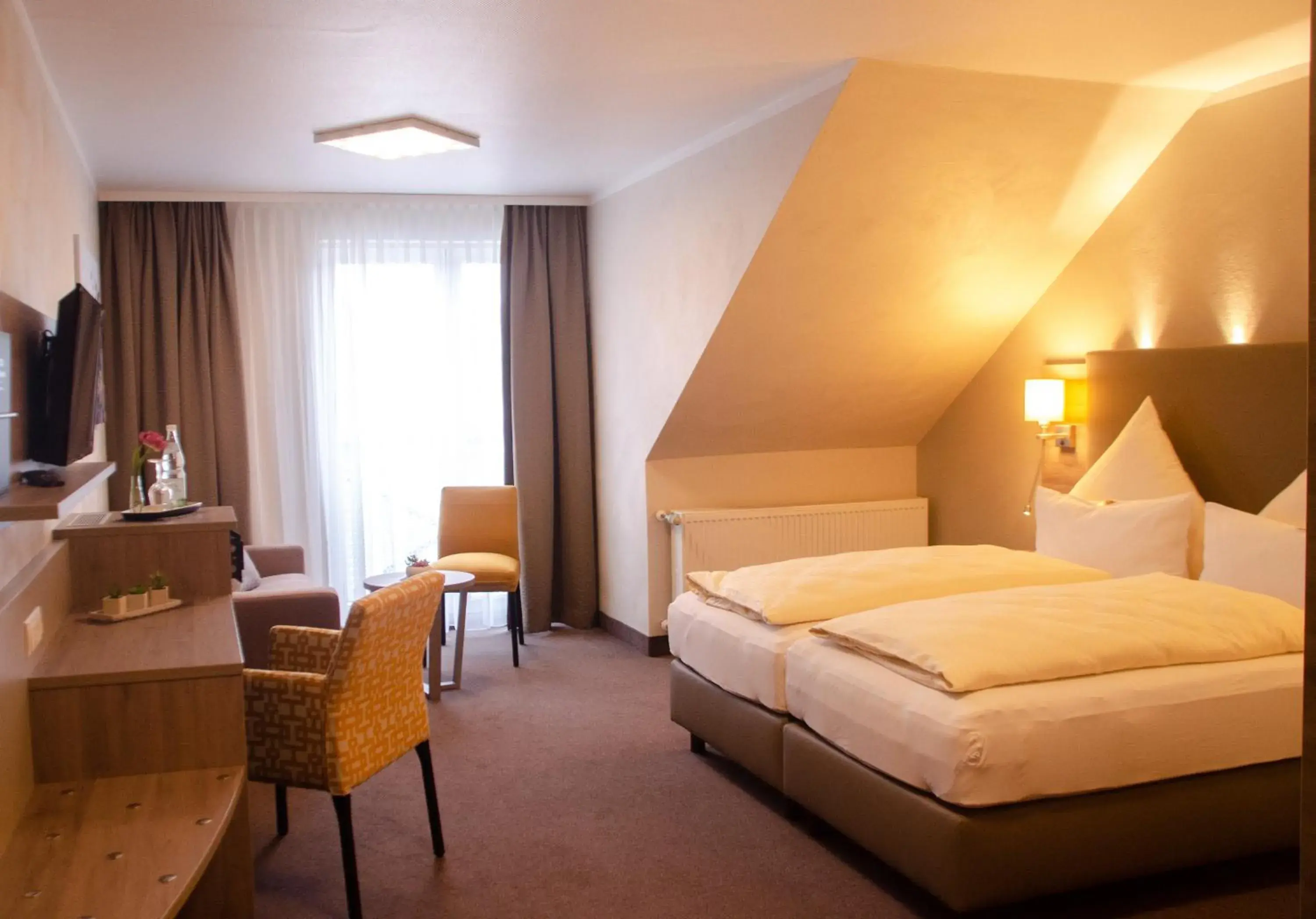 Double Room with River View and additional sleep sofa in Hotel Morjan Double Room with River View and additional sleep sofa in Hotel Morjan