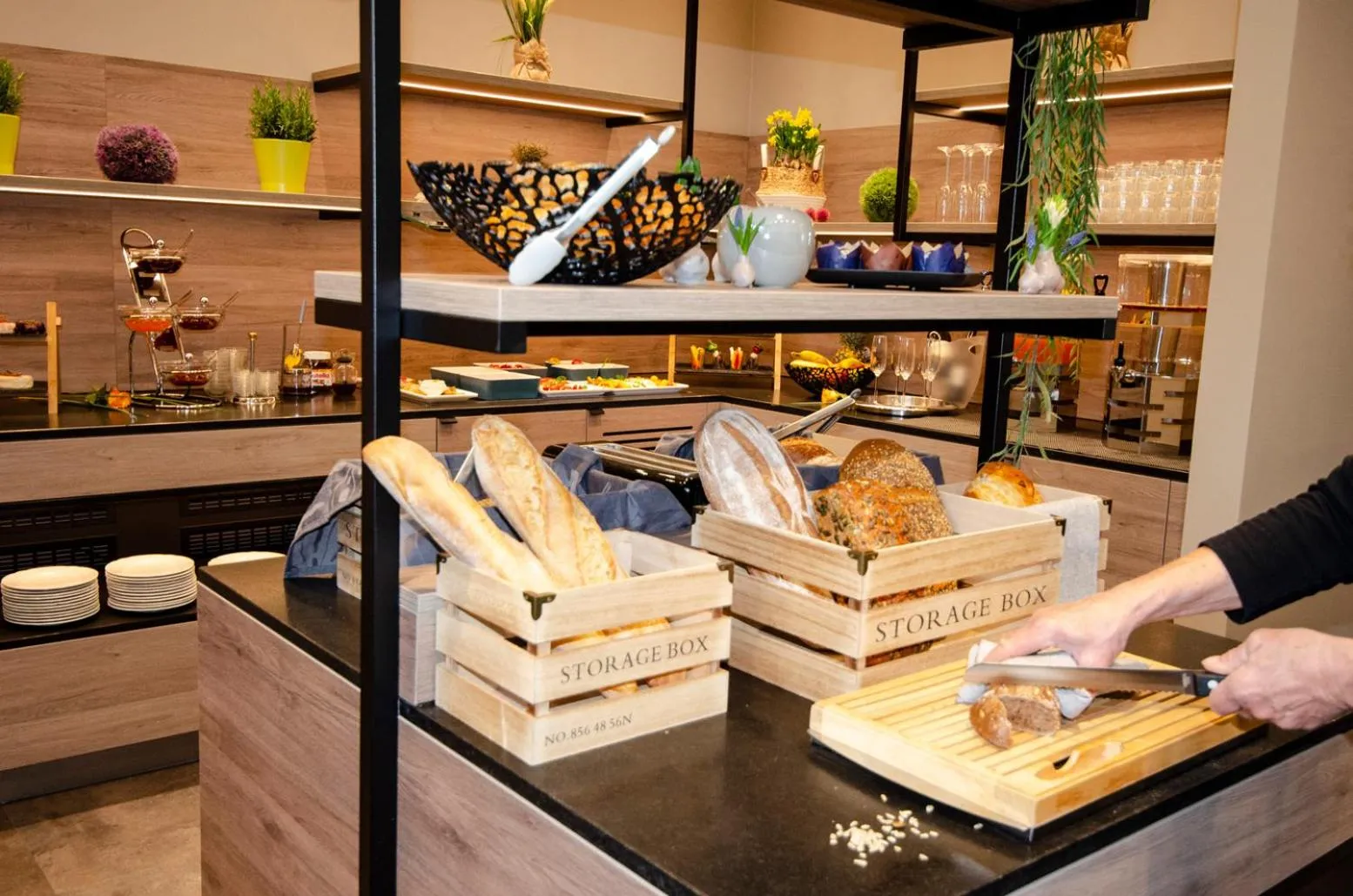 Breakfast in Hotel Morjan