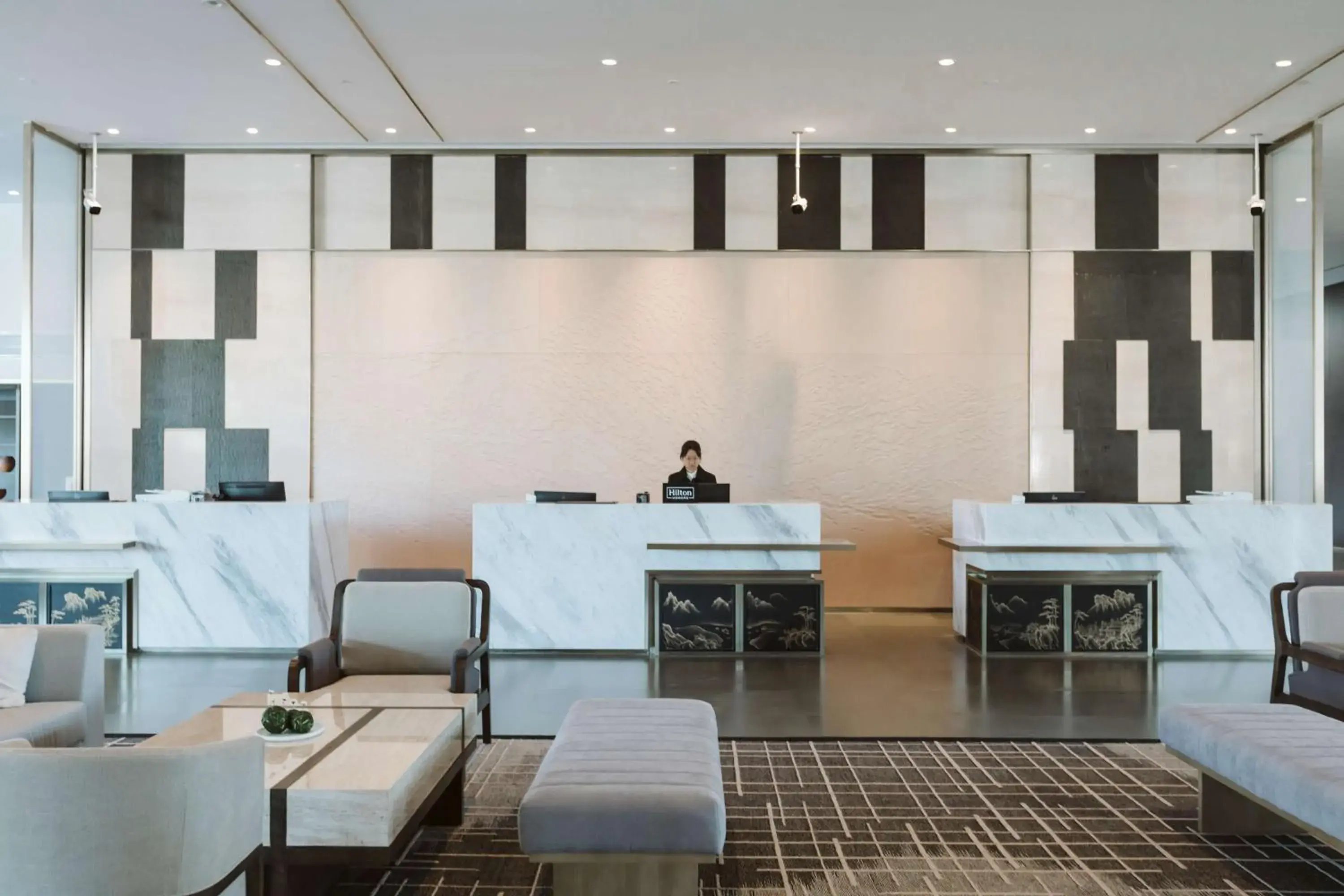 Lobby or reception in Hilton Lijiang Lobby or reception in Hilton Lijiang