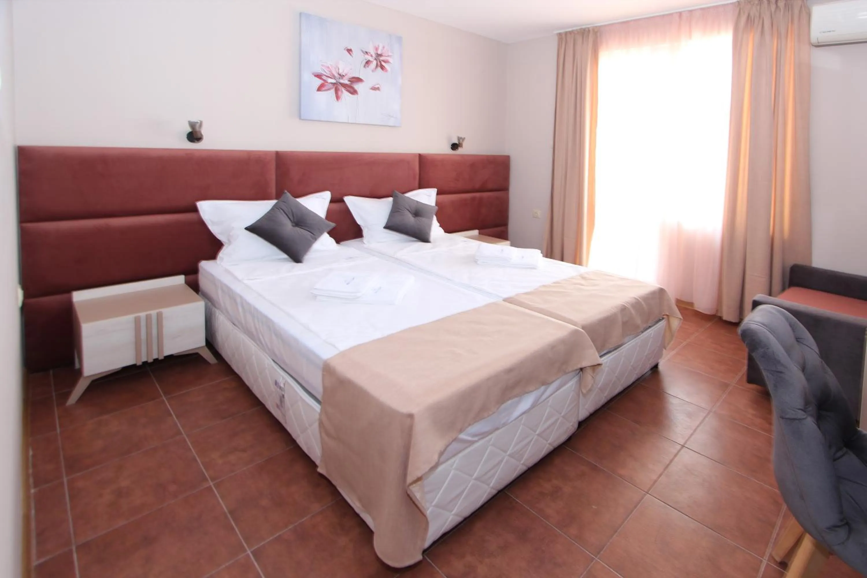 Bed in Hotel PERLA BEACH