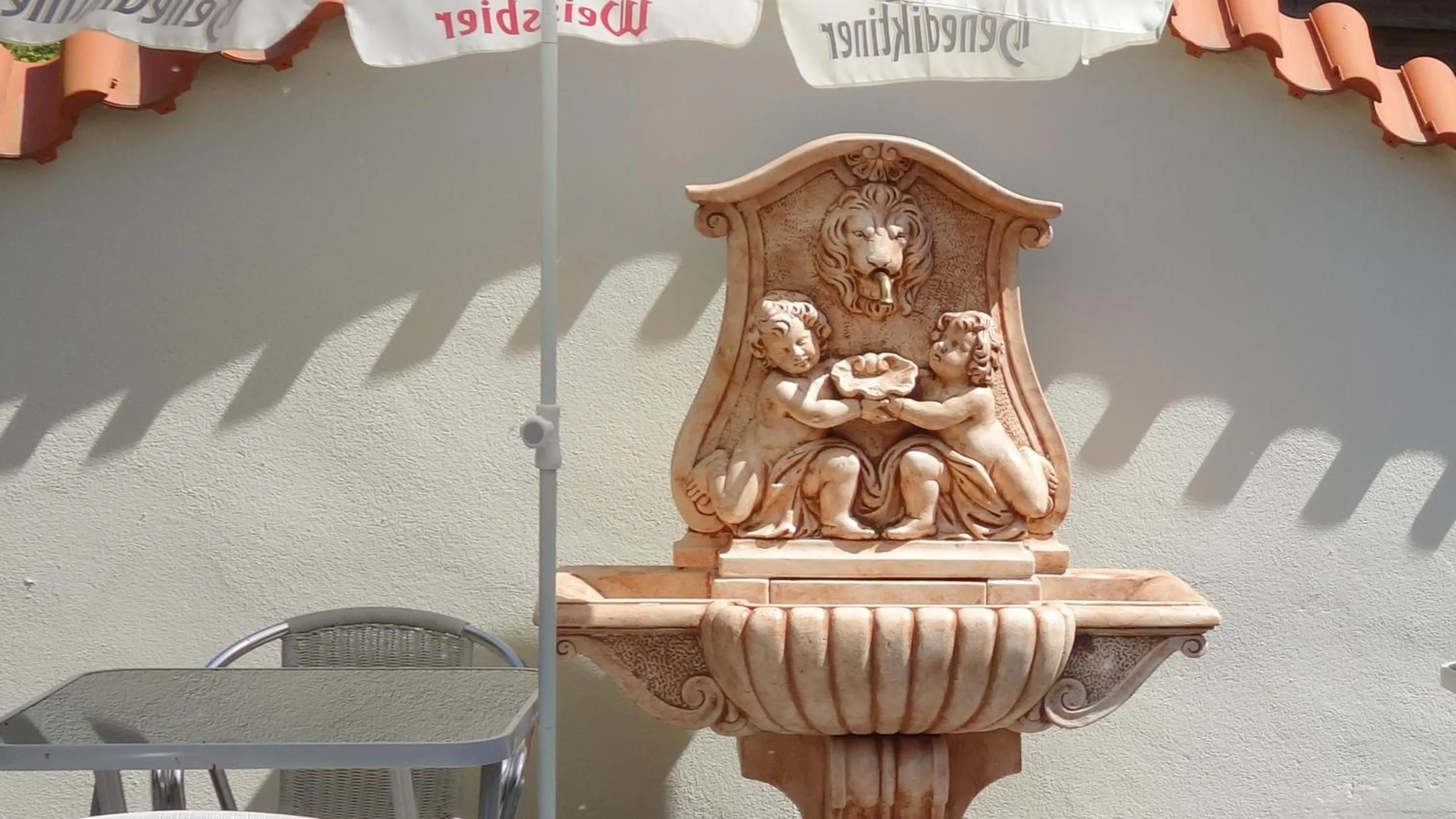 Garden in Hotel Zur Post