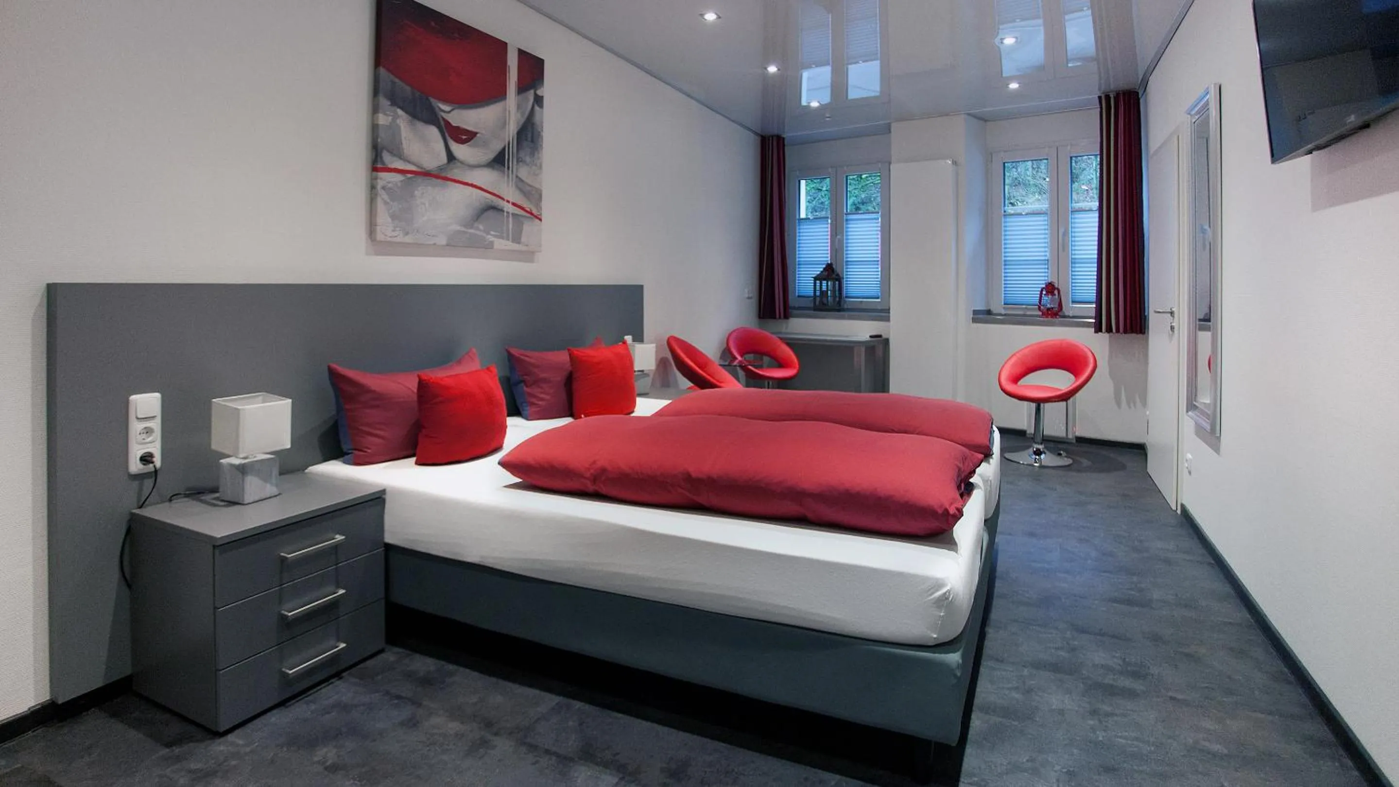 Bedroom, Bed in Hotel Zur Post