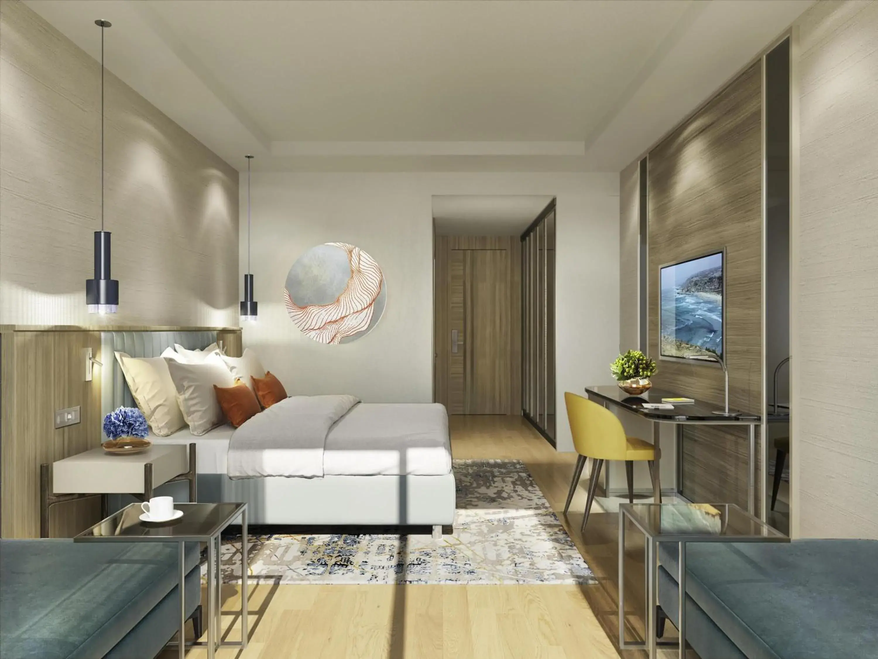 Bedroom in Rixos Water World Aktau - Theme Park Free Access Bedroom in Rixos Water World Aktau - Theme Park Free Access