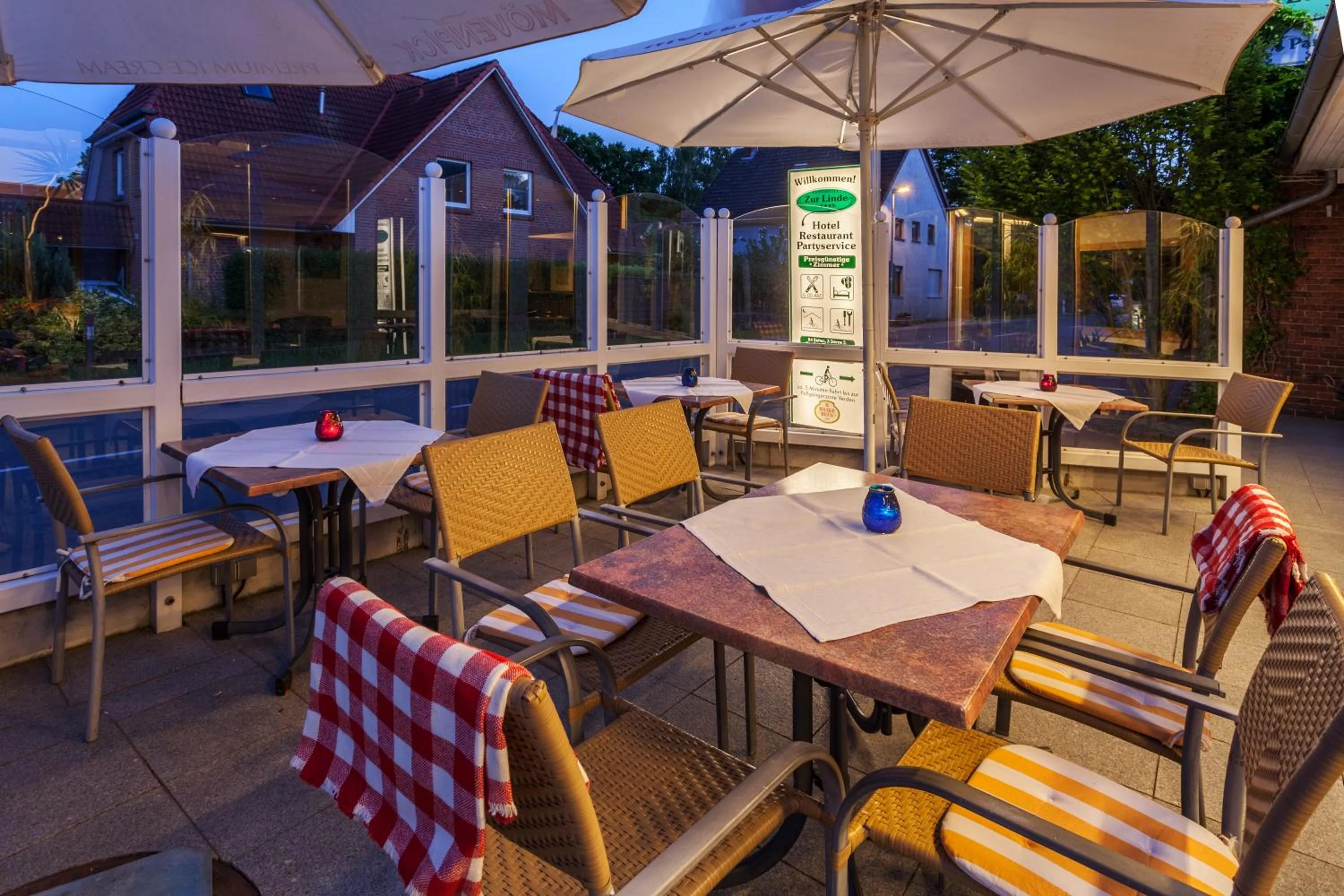 Patio in Landhotel Zur Linde