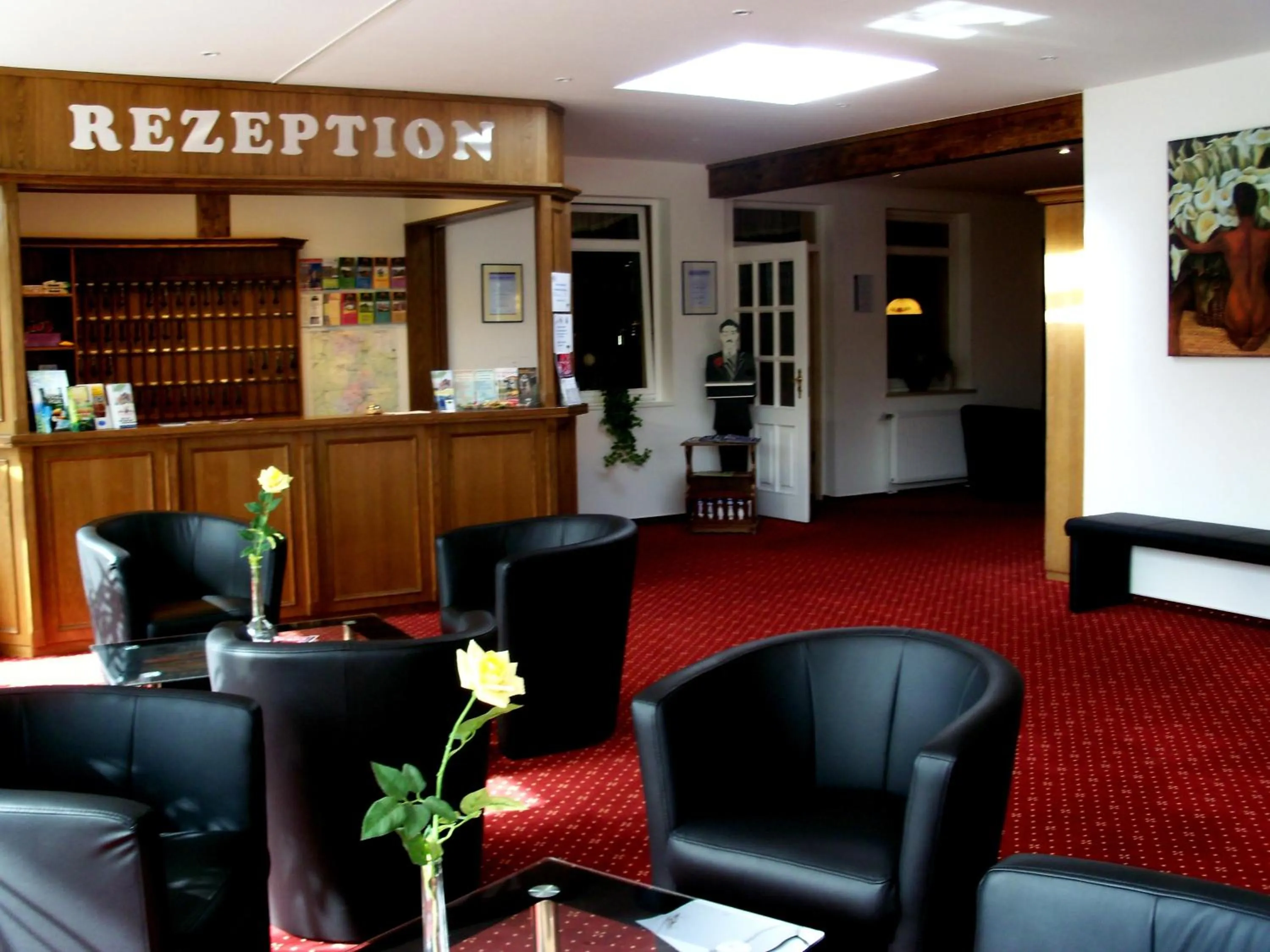 Lobby or reception in Landhotel Zur Linde