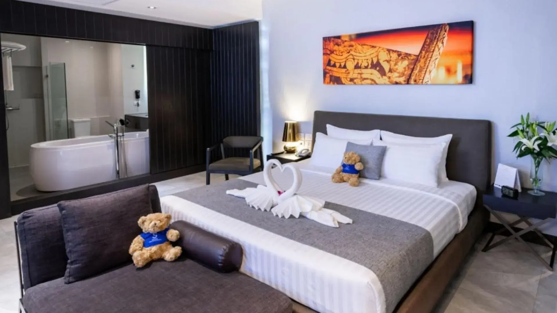 Photo of the whole room, Bed in S Ratchada Leisure Hotel - SHA PLUS Photo of the whole room, Bed in S Ratchada Leisure Hotel - SHA PLUS