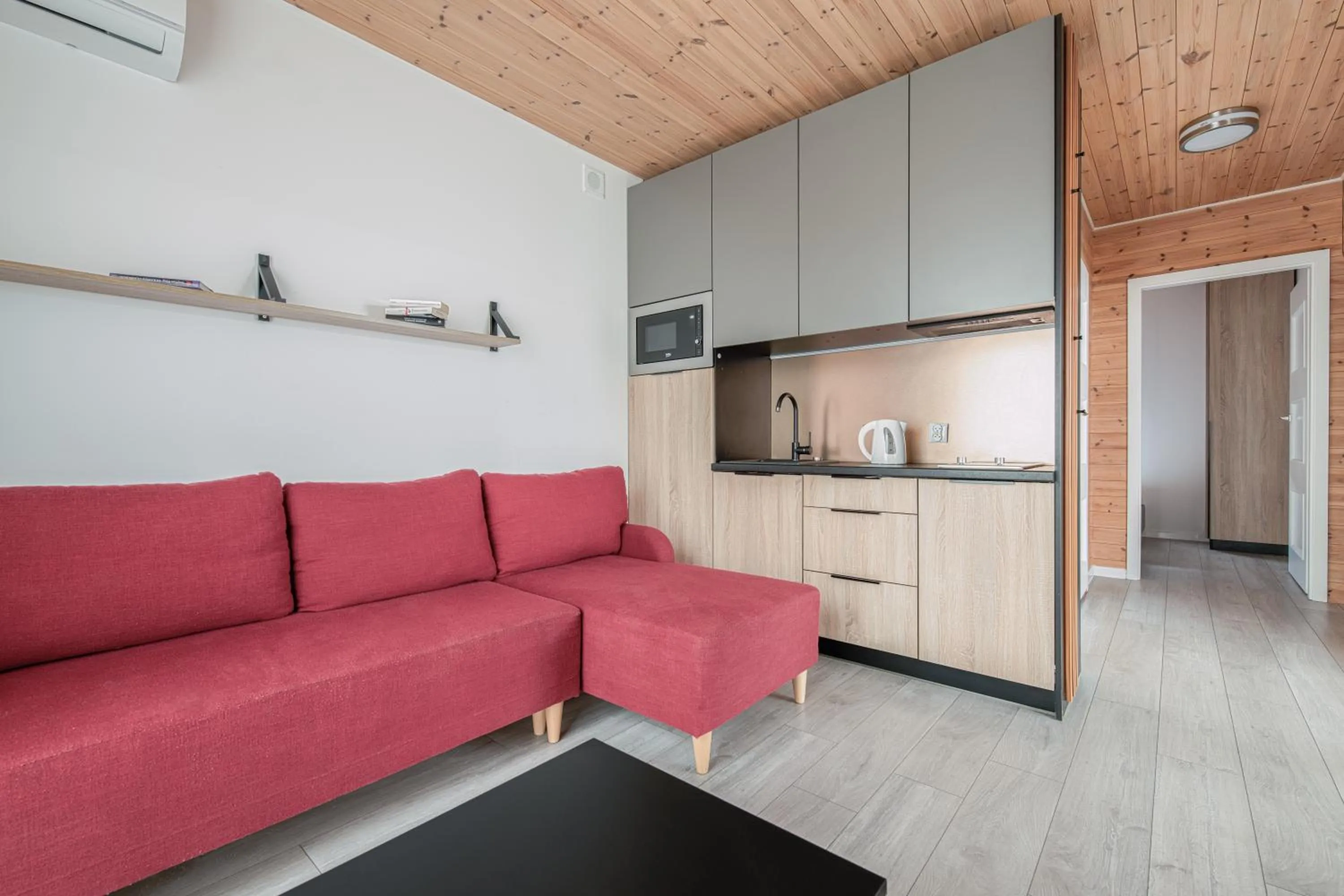 Kitchen or kitchenette in Elements Camping Selce Mobile homes