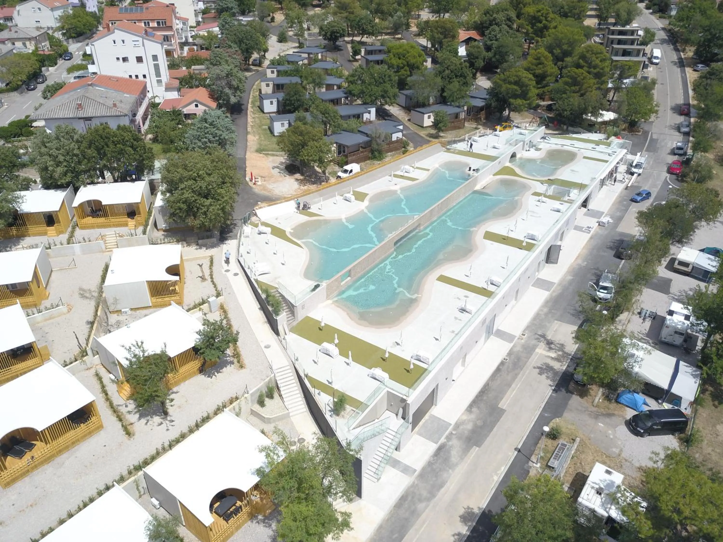 Bird's eye view in Elements Camping Selce Mobile homes