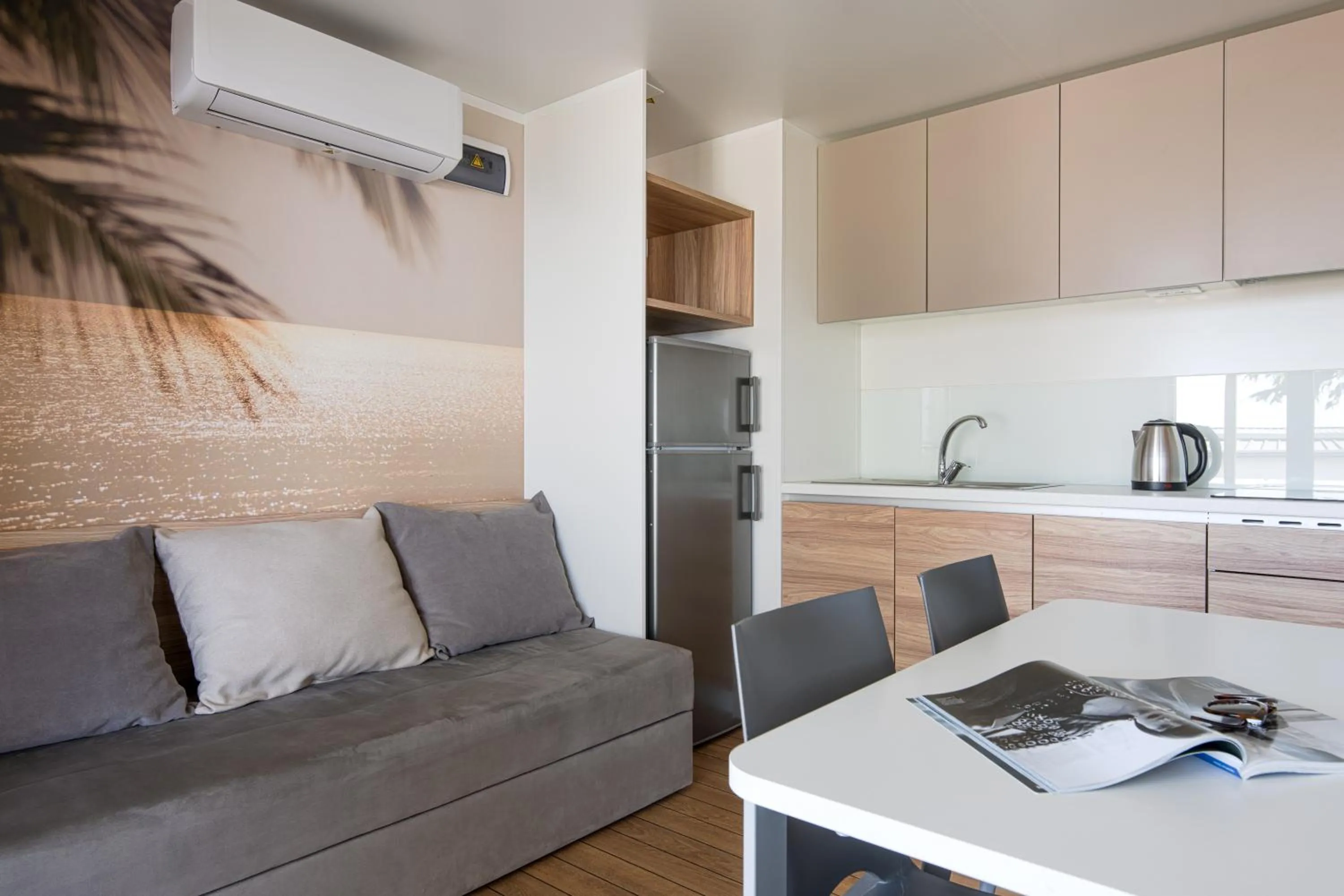 kitchen in Elements Camping Selce Mobile homes