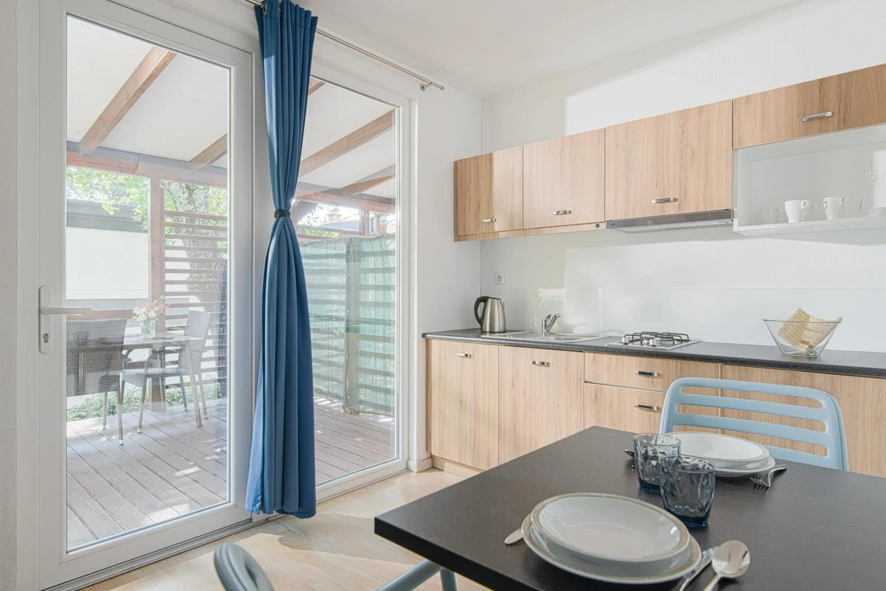 kitchen in Elements Camping Selce Mobile homes