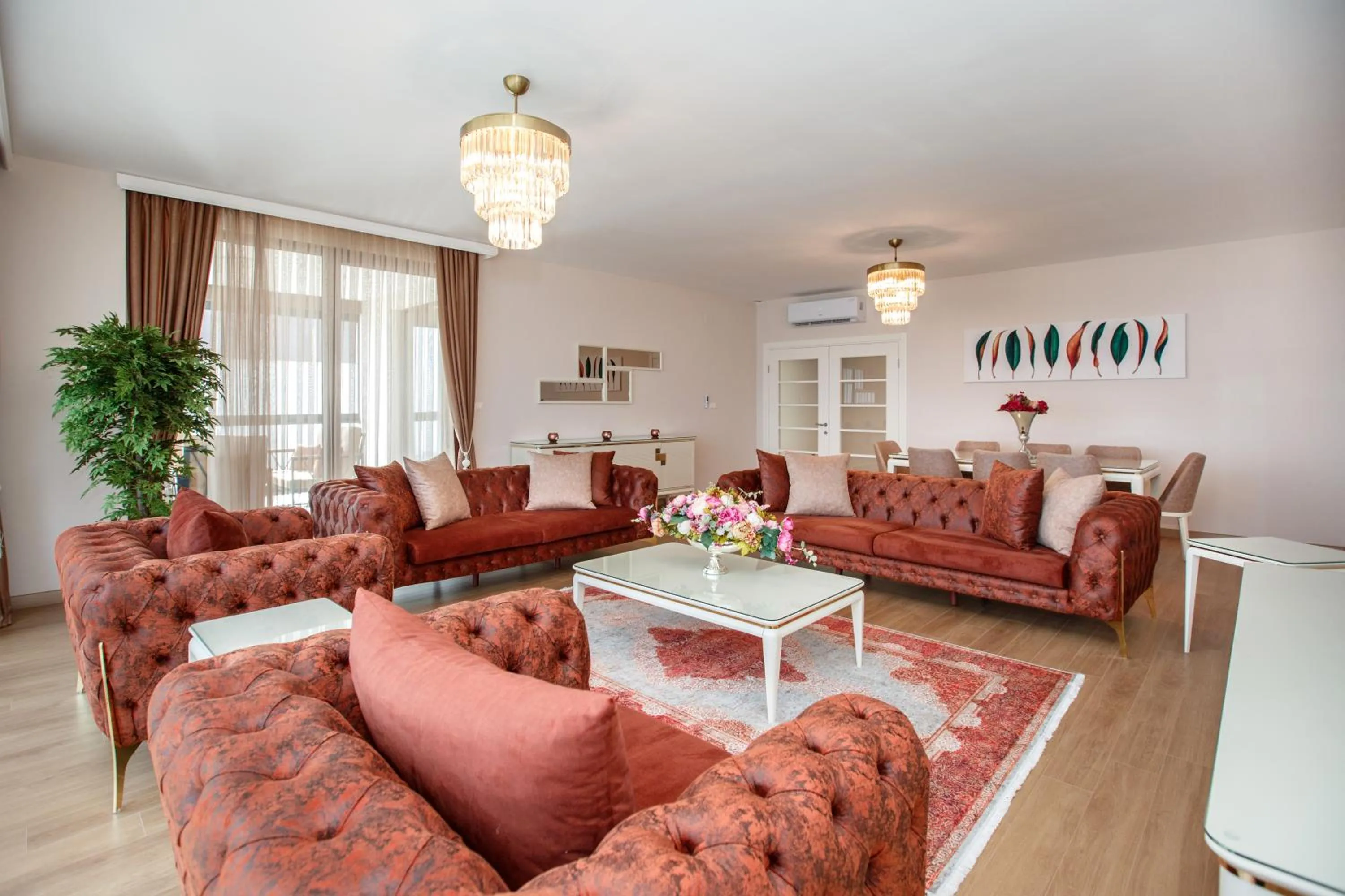 Living room in Armoni Deluxe Suites Trabzon