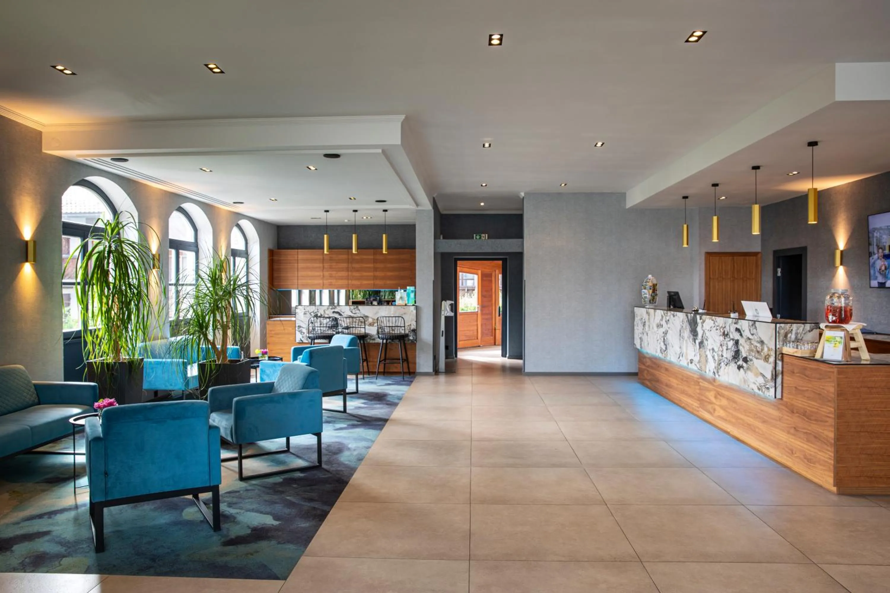 Lobby or reception in Roomingtons City Waldkirchen