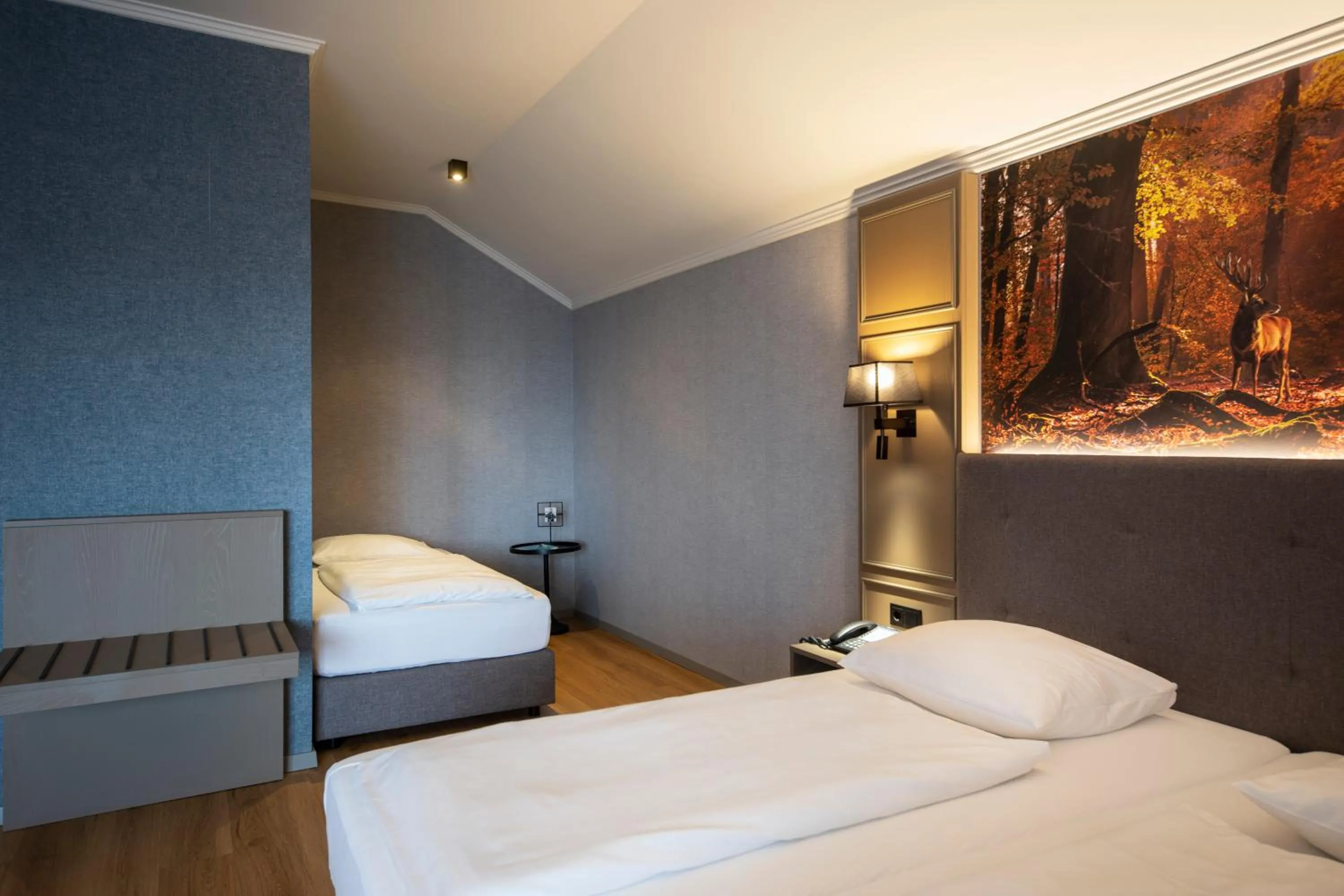 Photo of the whole room, Bed in Roomingtons City Waldkirchen