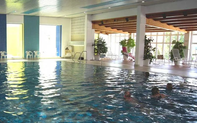 Swimming pool in Michel Hotel Waldkirchen am Badepark