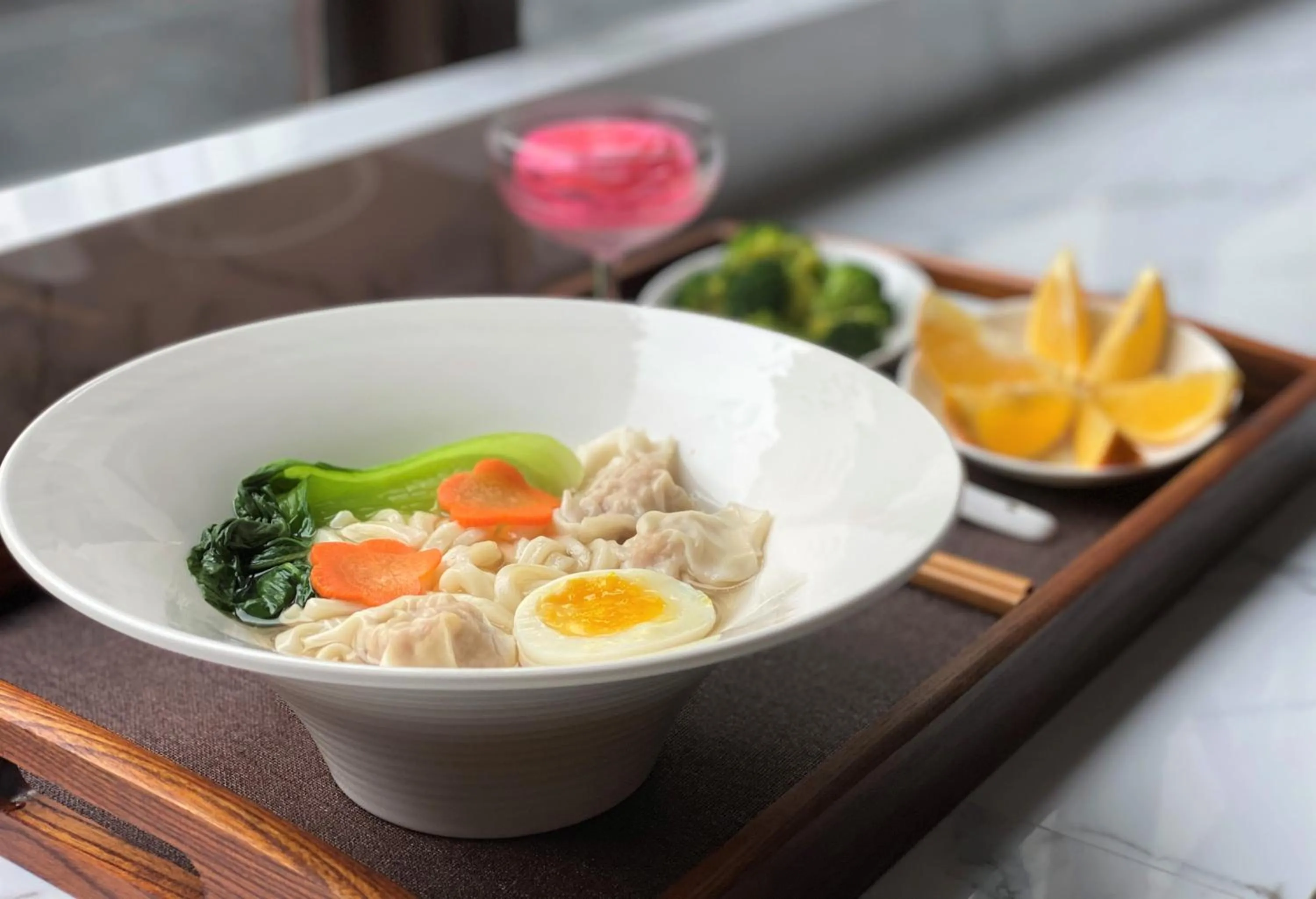 Food and drinks in Champ De Rose Hotel