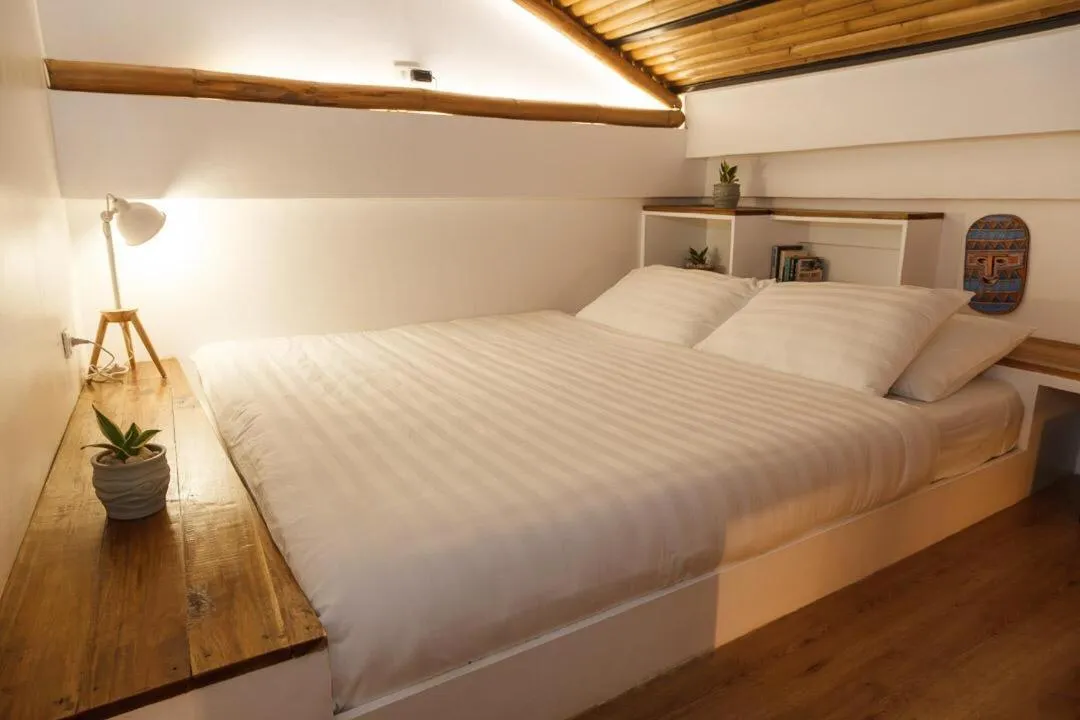 Decorative detail, Bed in SANSE Boutique Hotel