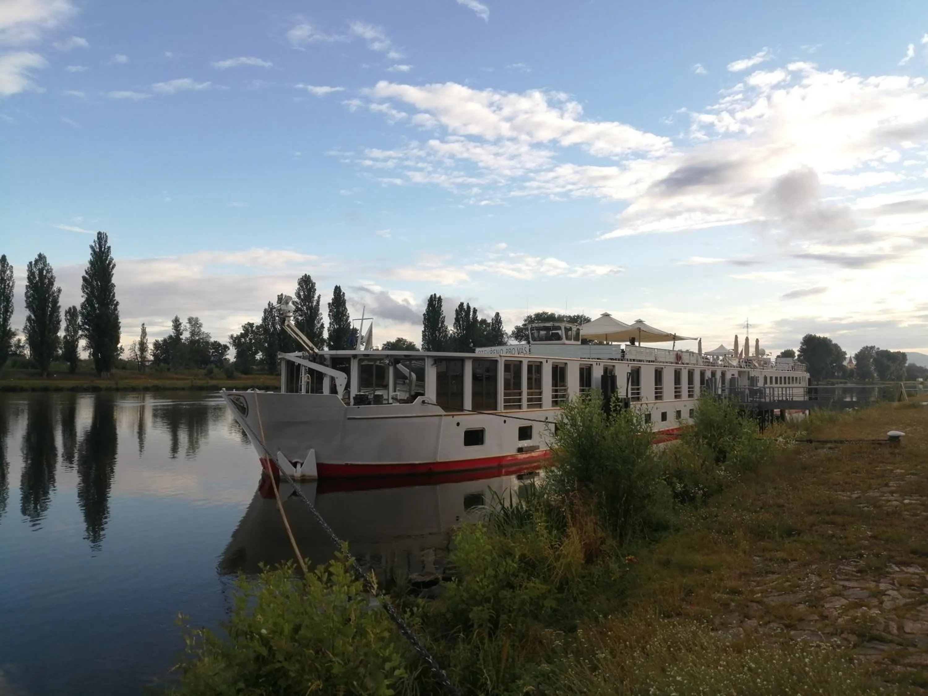 River view in Florentina boat
