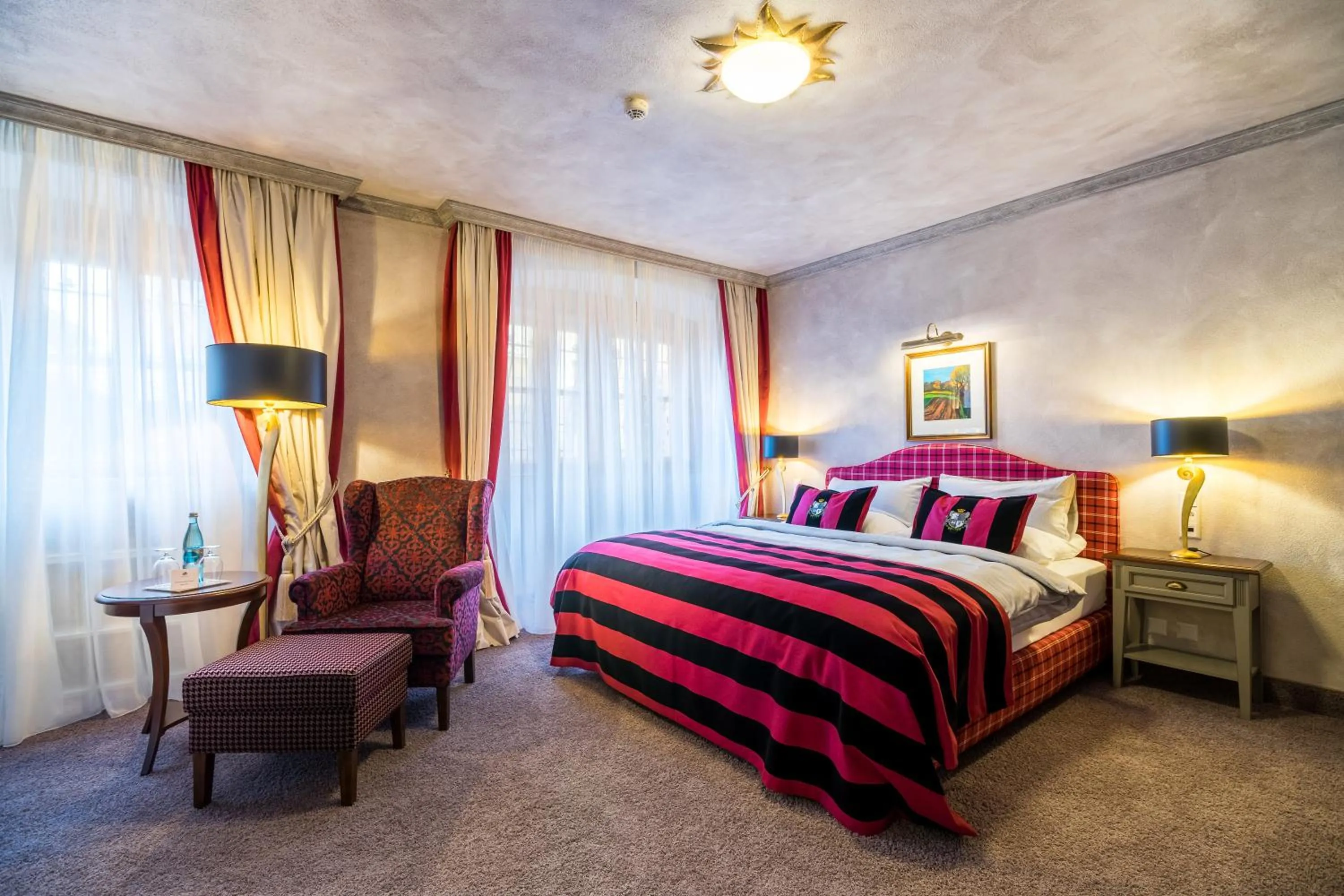 Bed in Schlosshotel Weyberhöfe