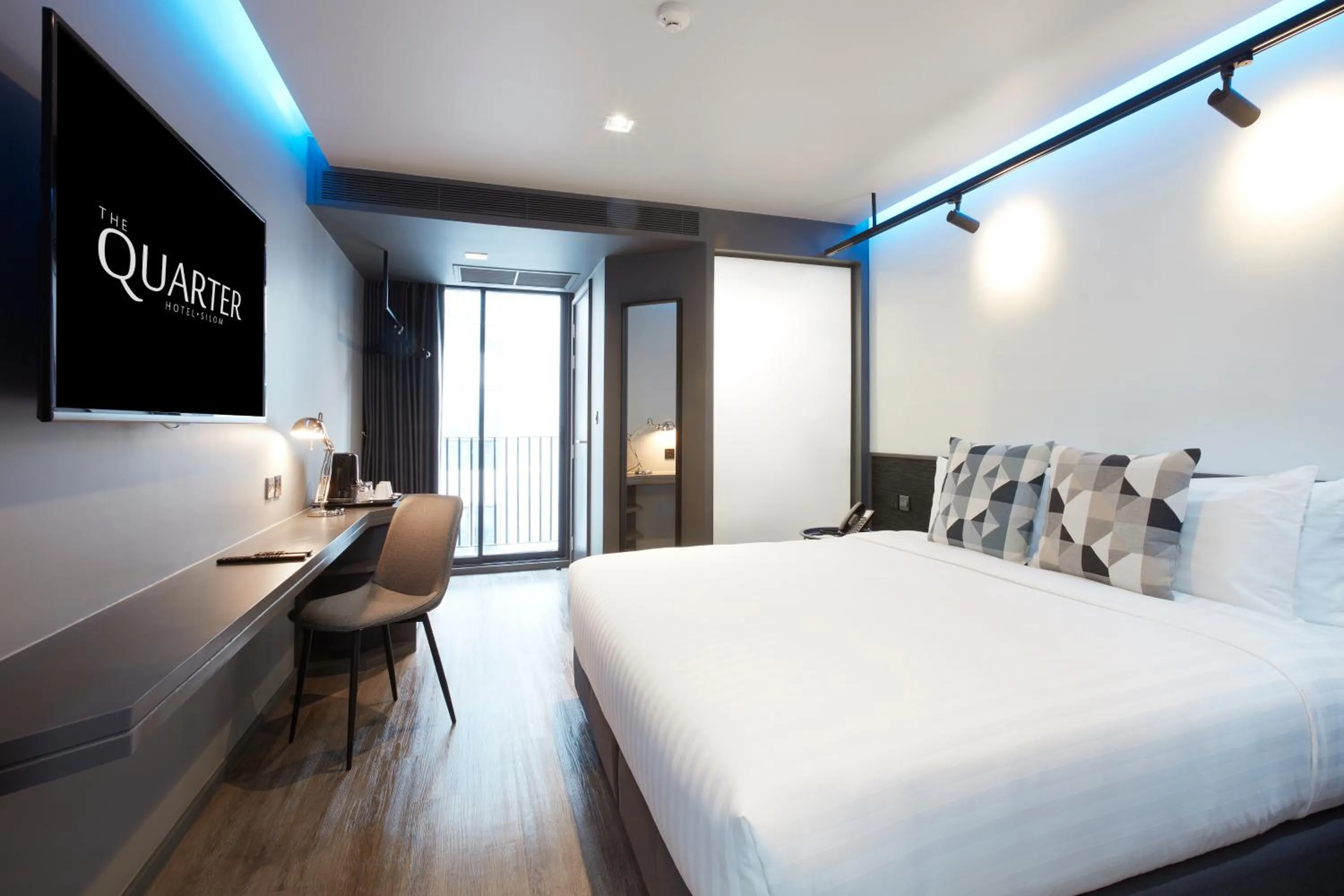 Bedroom, Bed in The Quarter Silom by UHG