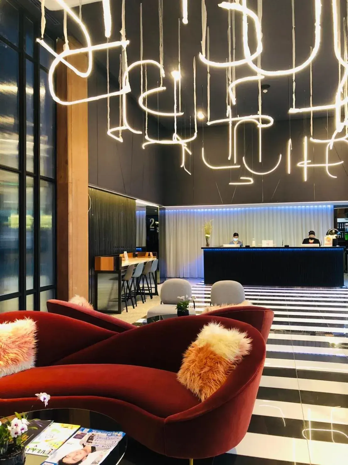Lobby or reception in The Quarter Silom by UHG Lobby or reception in The Quarter Silom by UHG