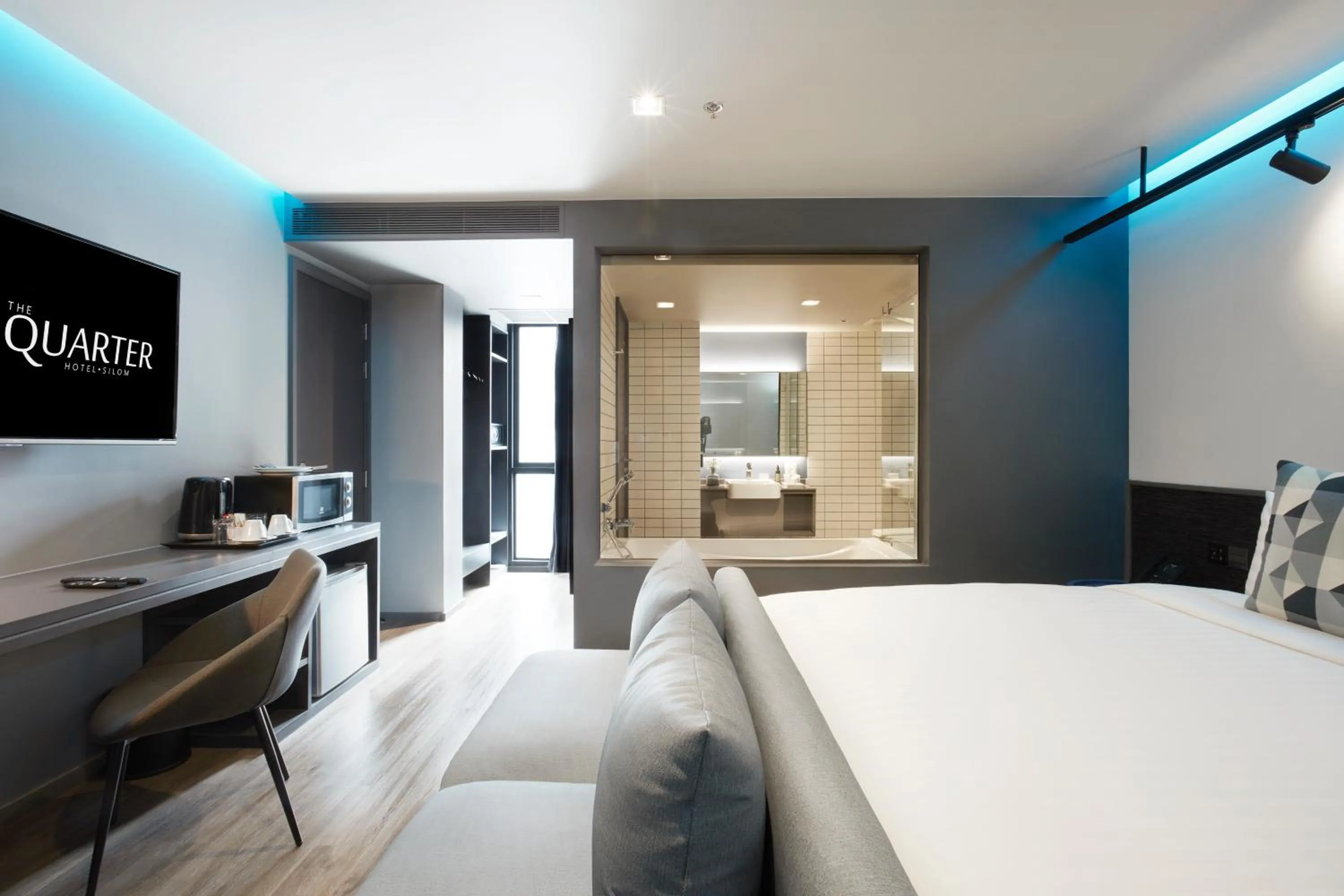 Bedroom, Bed in The Quarter Silom by UHG
