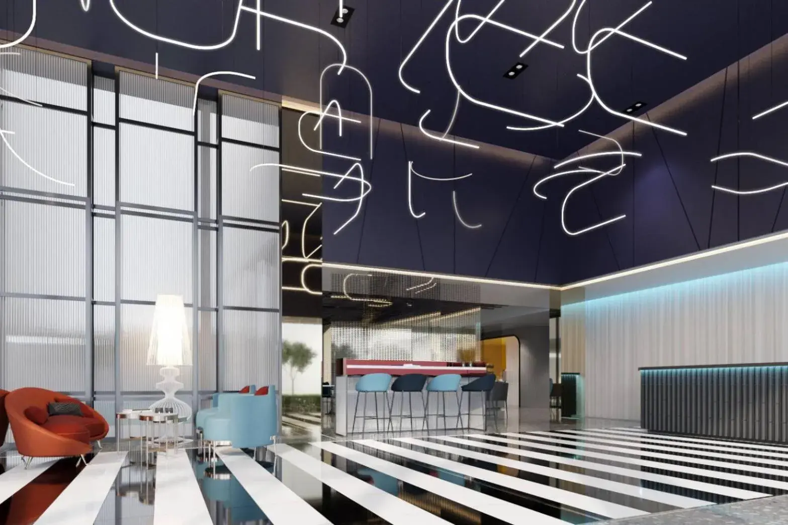 Lobby or reception in The Quarter Silom by UHG Lobby or reception in The Quarter Silom by UHG