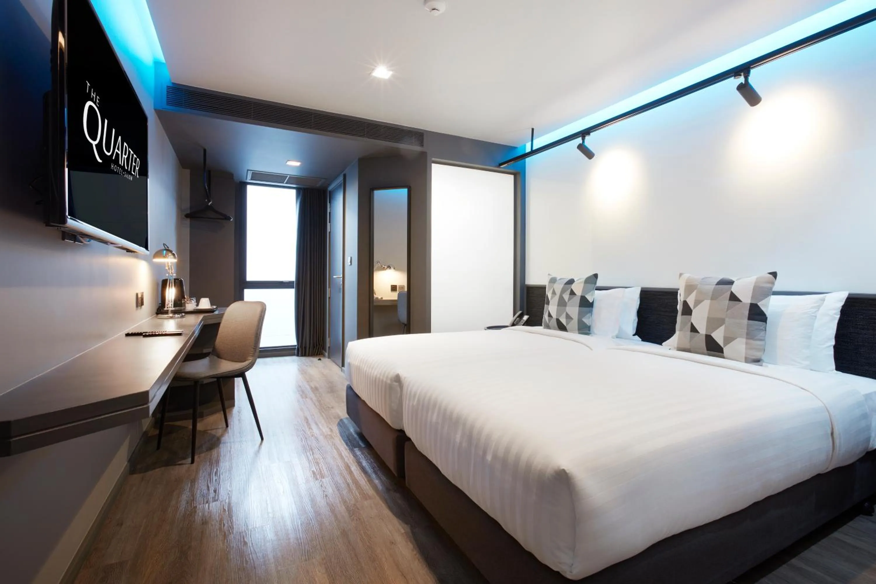Bedroom, Bed in The Quarter Silom by UHG