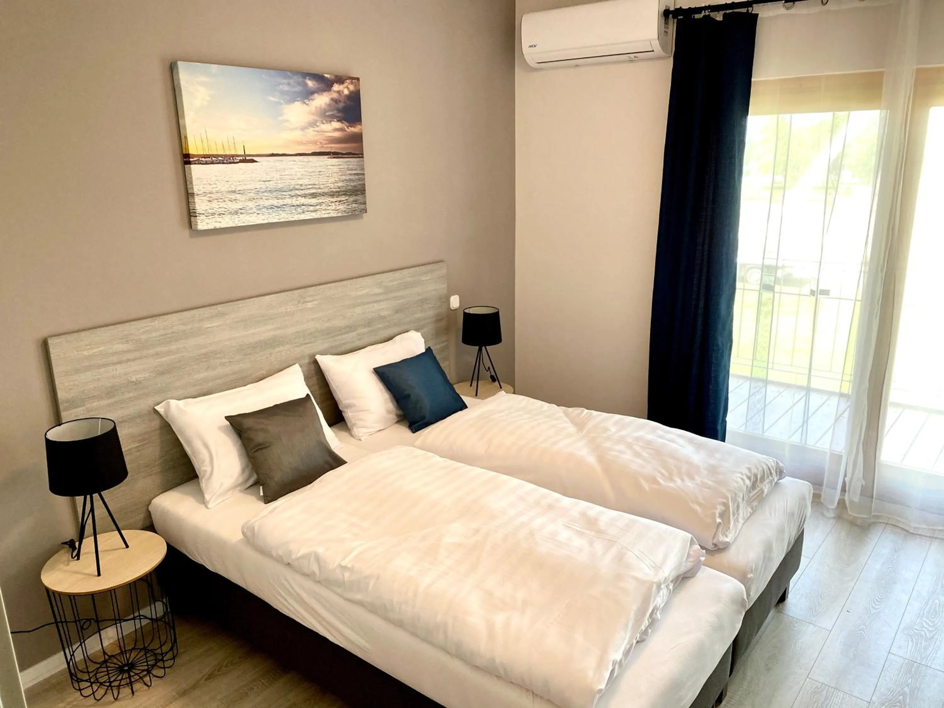 Bed in Holiday Hotel Siófok