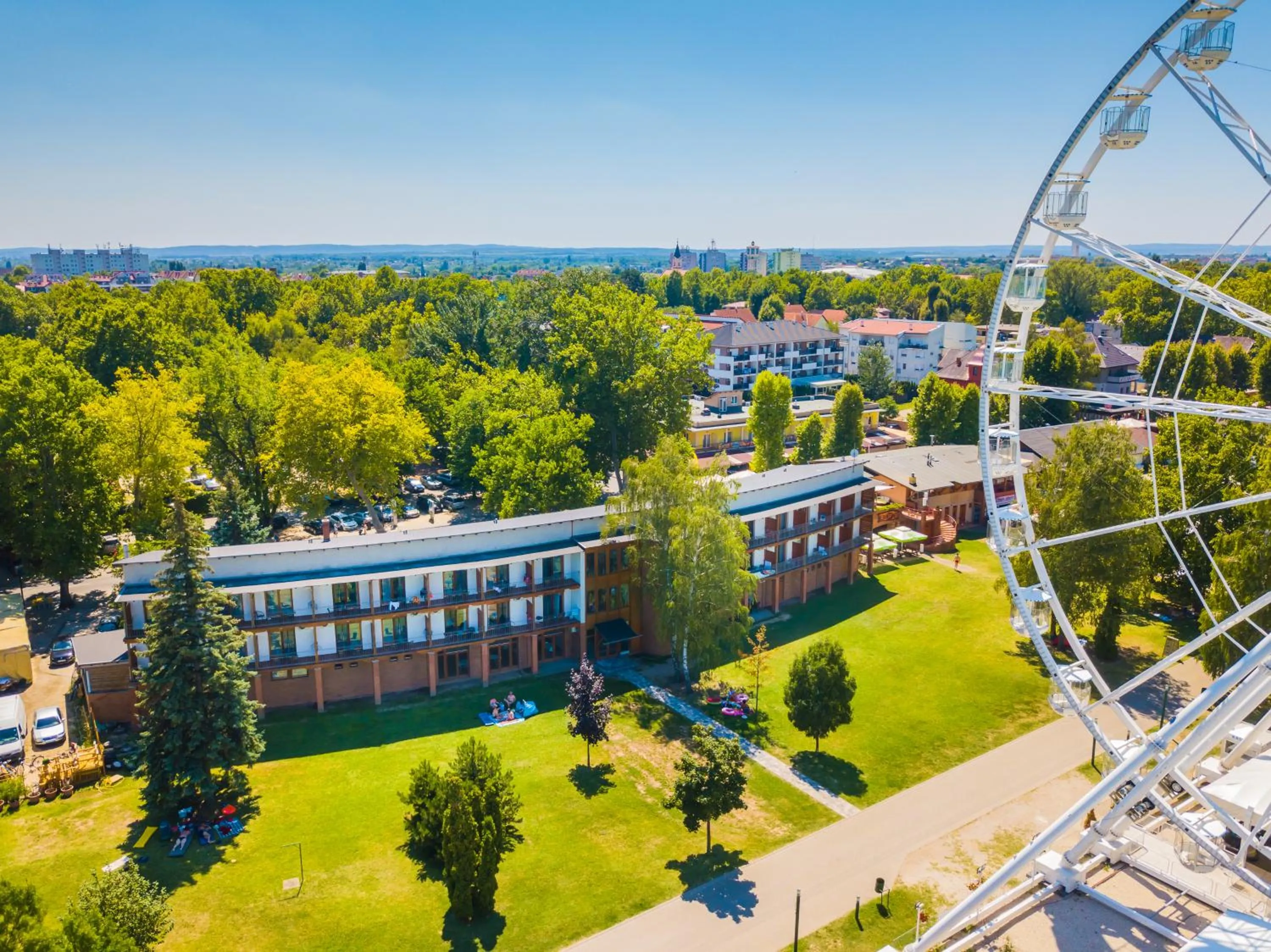 Bird's eye view in Holiday Hotel Siófok