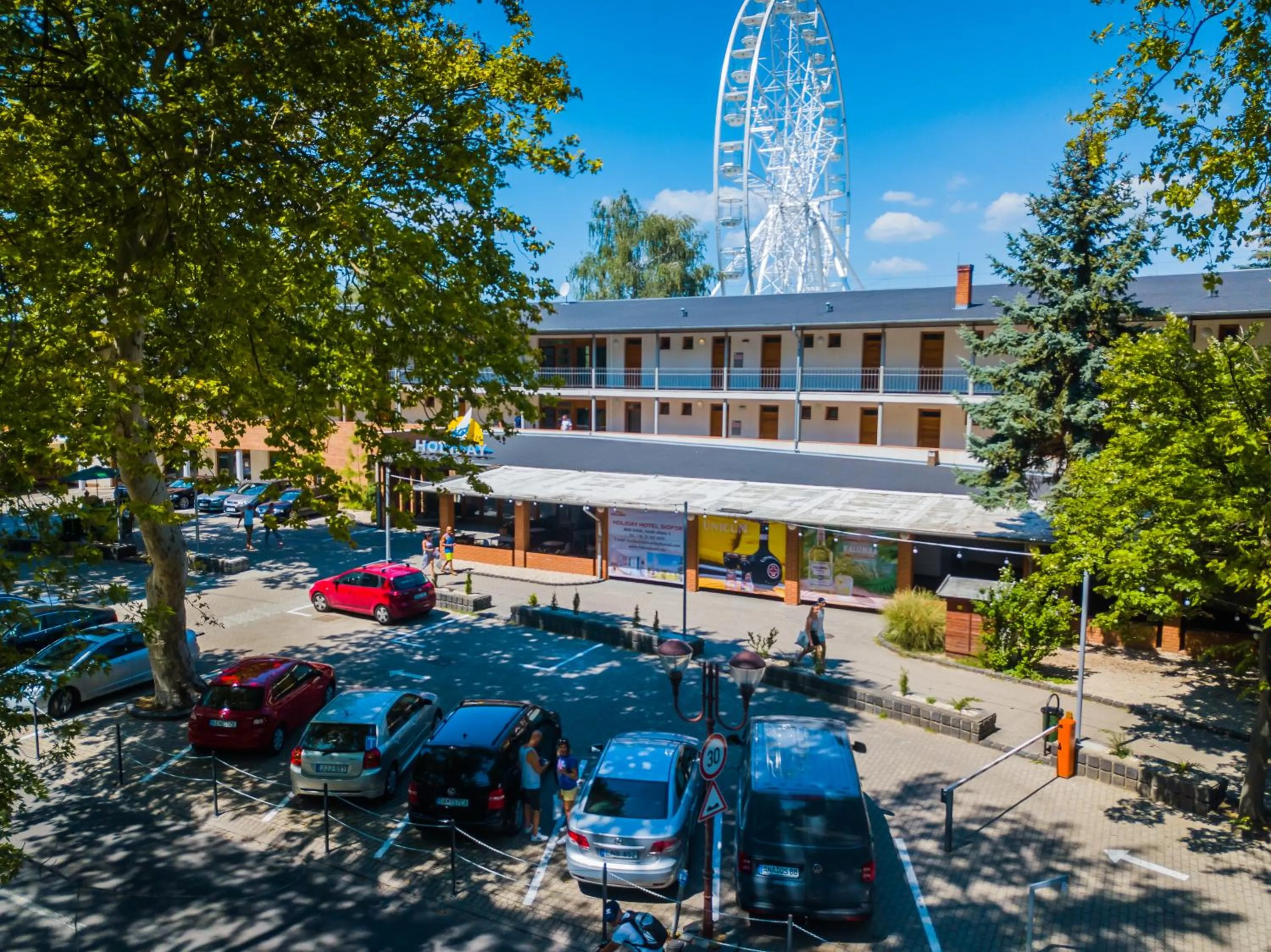 Property building in Holiday Hotel Siófok