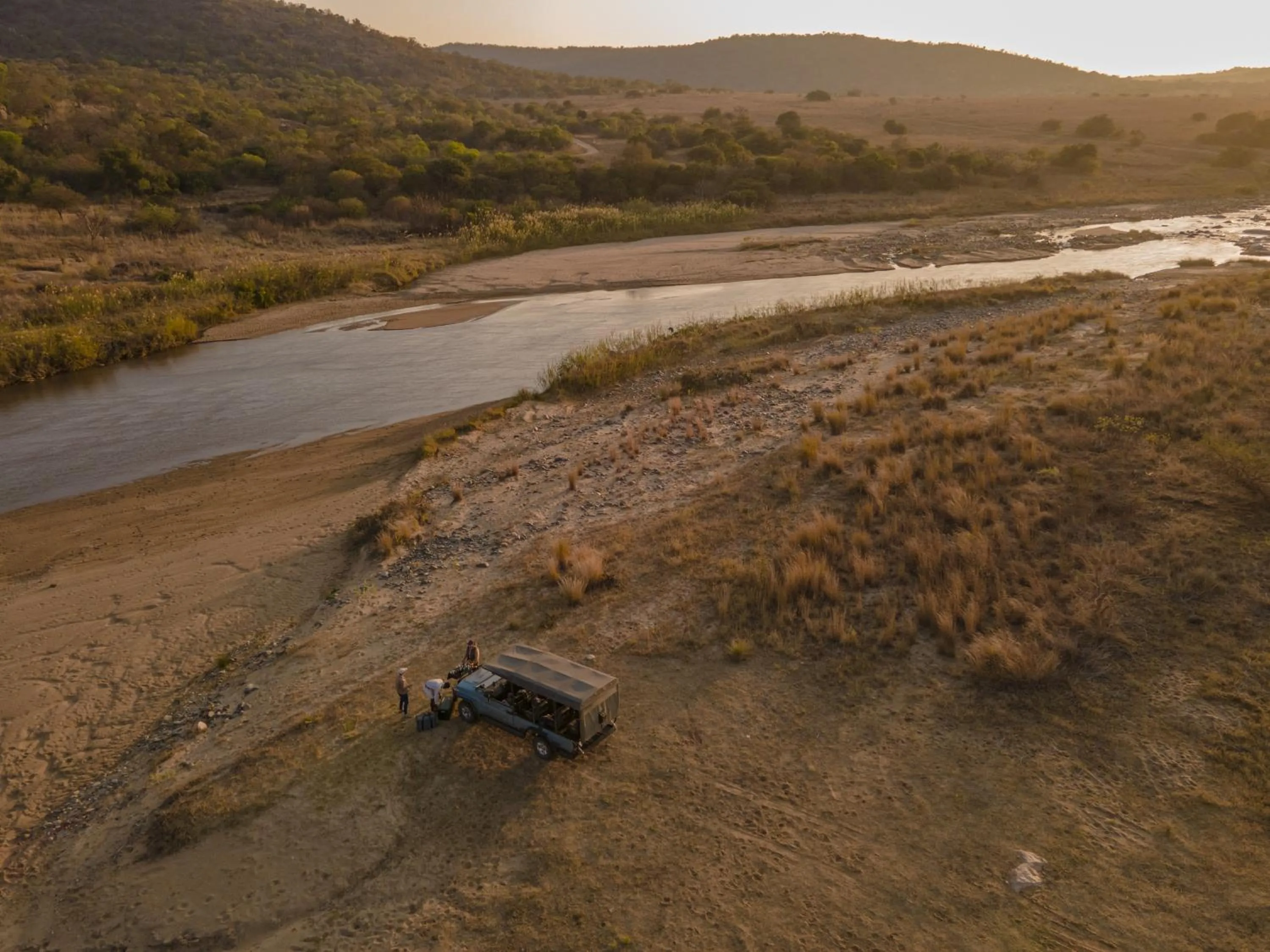Natural landscape in Zulu Rock Lodge - Babanango Game Reserve